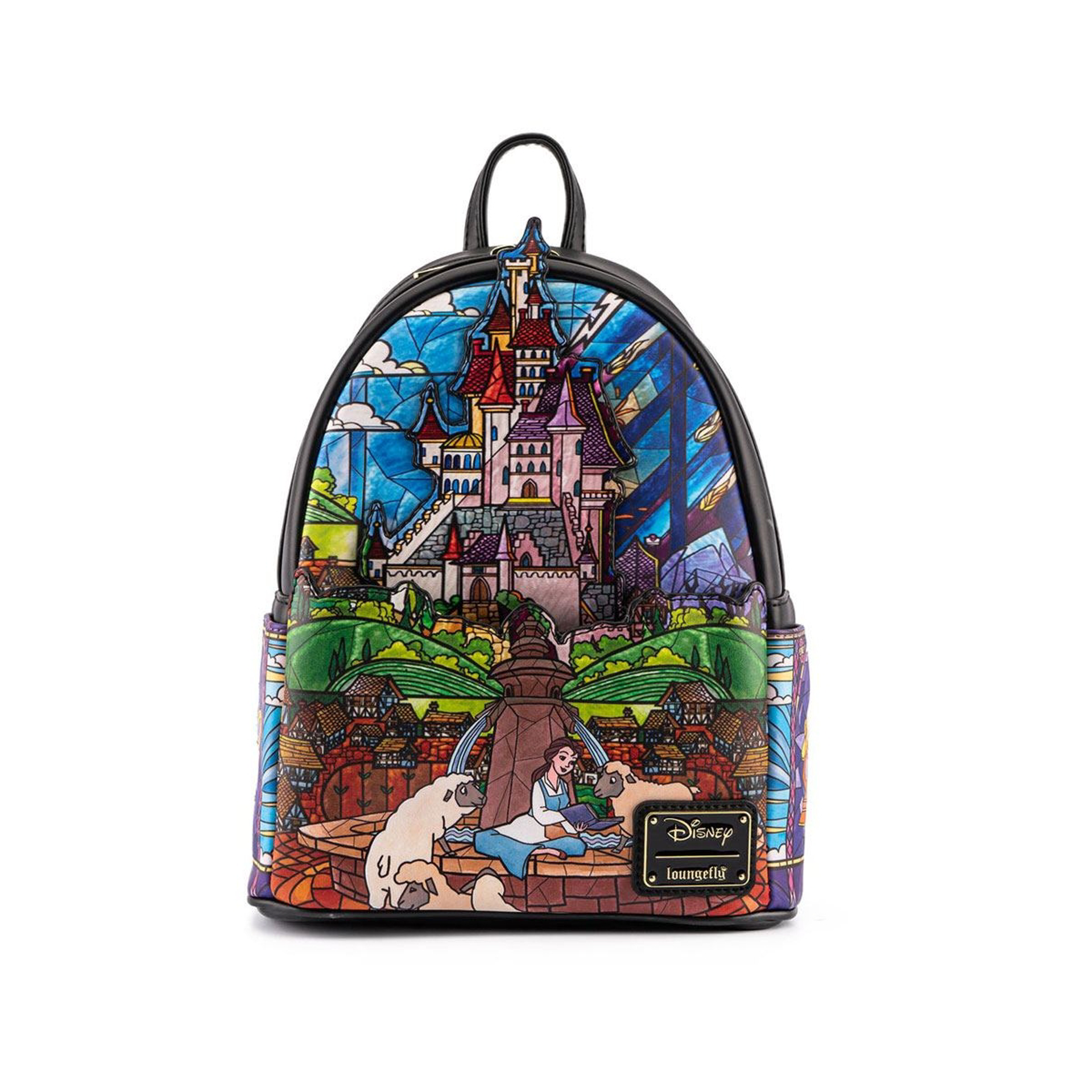 Loungefly: Disney Princess - Belle Castle Series Mini Backpack - flash vidéo