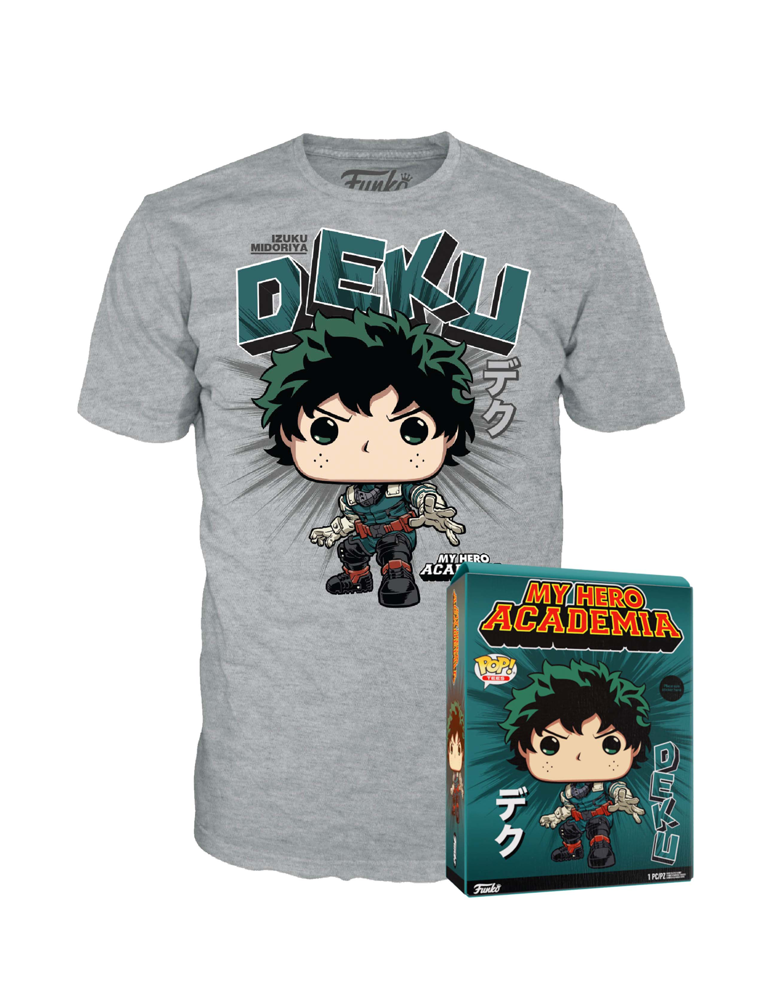 Funko Boxed Tee: My Hero Academia - Deku - XL ENG Merchandising - flash vidéo