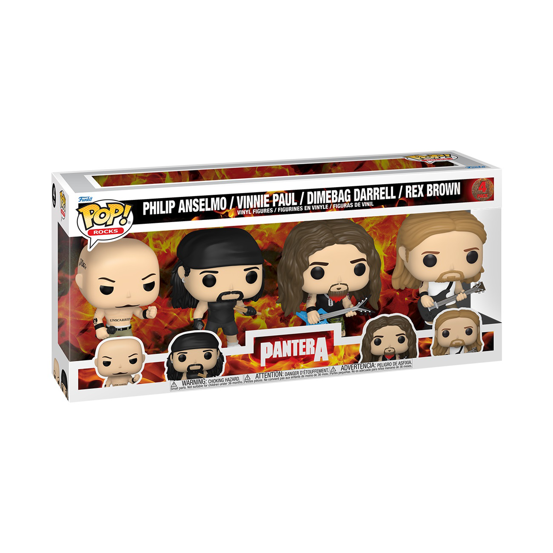 Funko Pop! Rocks: Pantera - 4-Pack - flash vidéo