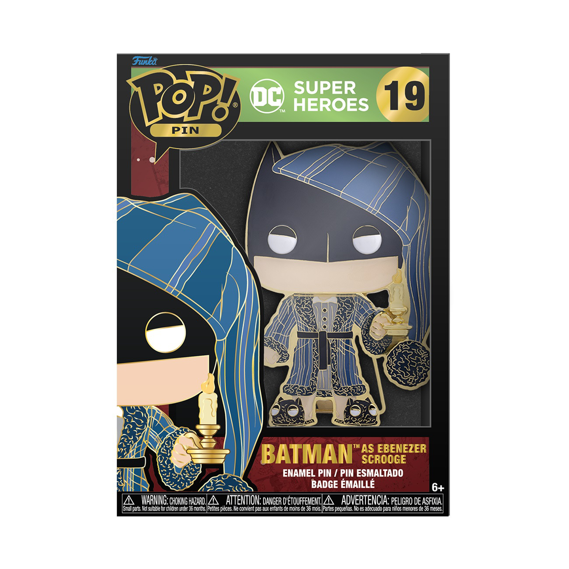 Funko Pop! Pin: DC Comics Holiday - Batman - flash vidéo