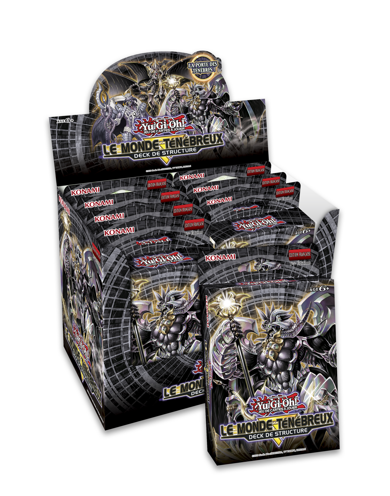 Yu-Gi-Oh! JCC - Display de Deck de Structure Monde Ténébreux (8 Decks) - flash vidéo