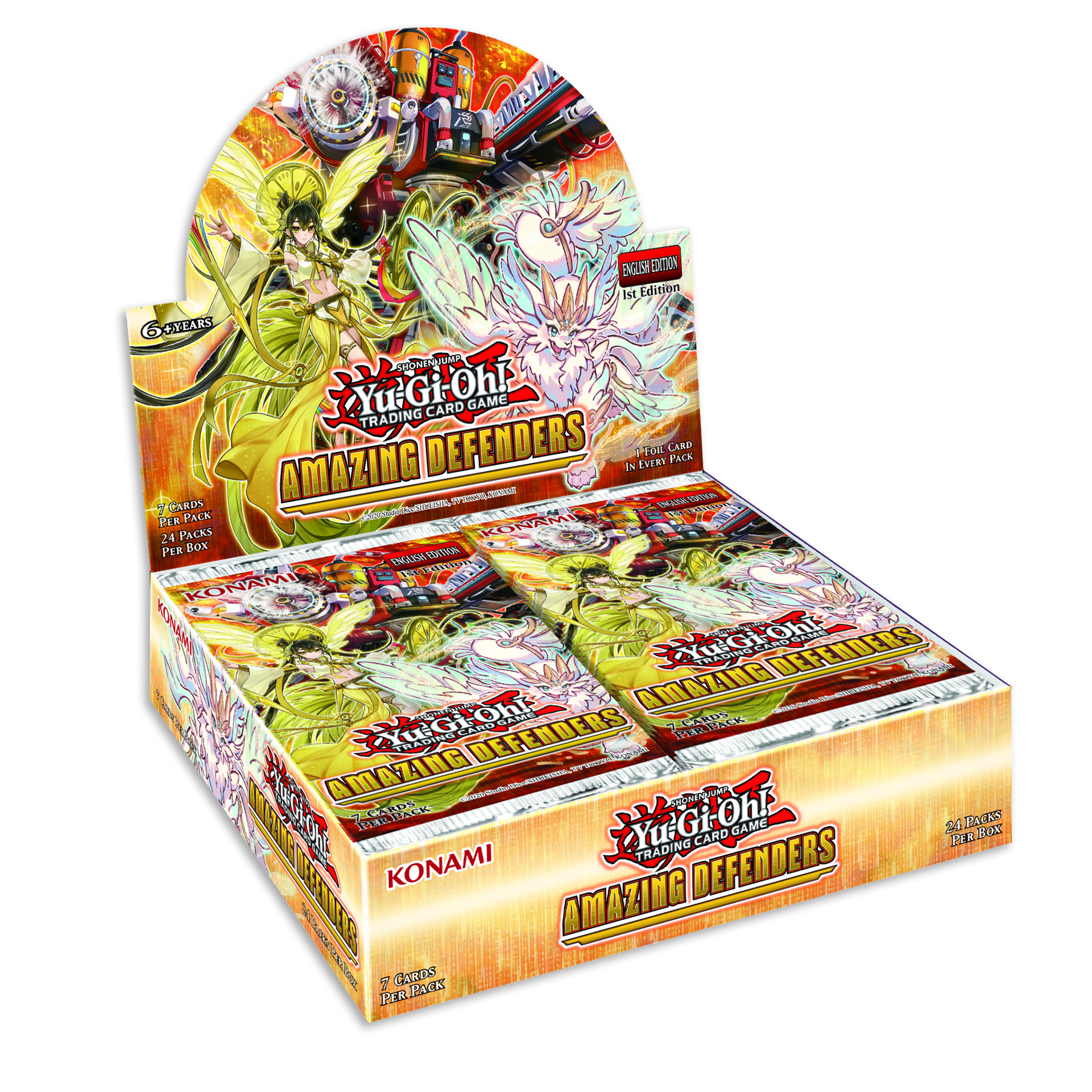 Yu-Gi-Oh! JCC - Display de Pack de Booster Amazing Defenders (24 Boosters) - flash vidéo