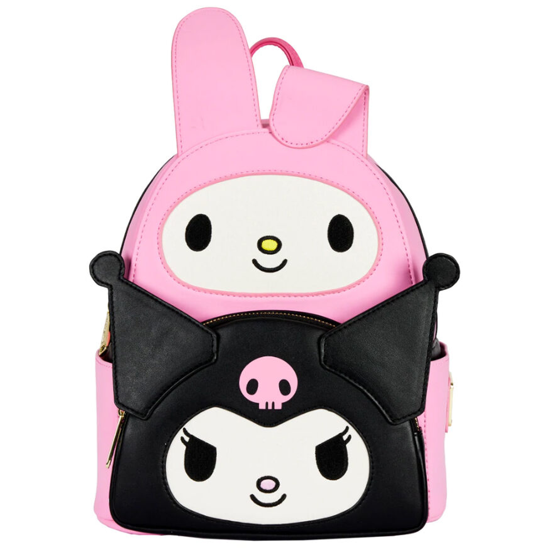 Loungefly: Sanrio - My Melody & Kuromi Double Pocket Mini Backpack - flash vidéo