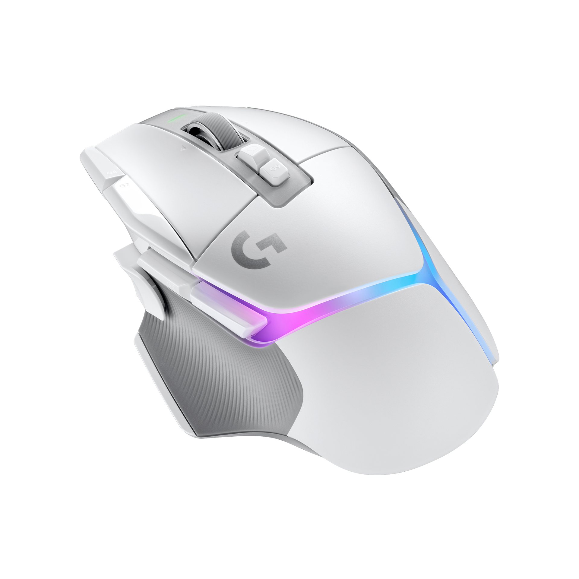 Logitech Souris de jeu sans fil G502 X PLUS RGB Blanche pour PC (Windows/MacOS) - flash vidéo