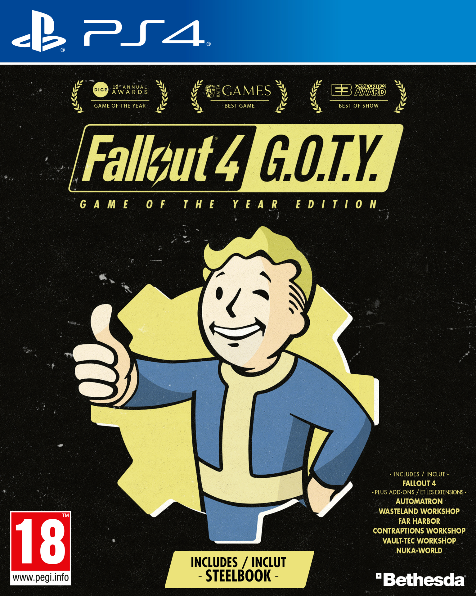 Fallout 4 G.O.T.Y. - Fallout 25th Anniversary Steelbook Edition - flash vidéo