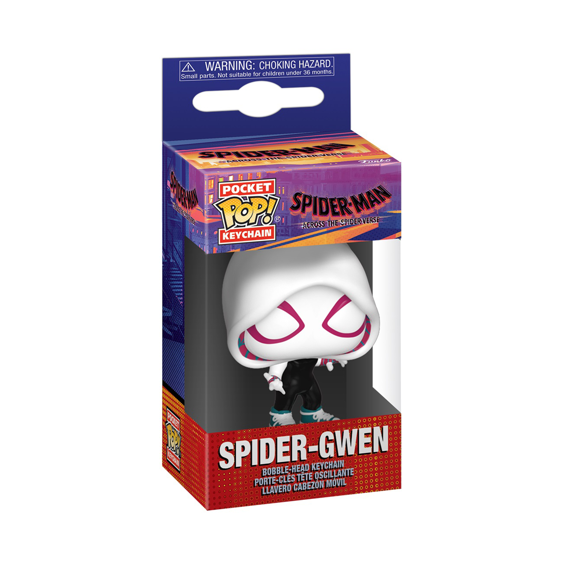 Funko Pocket Pop! Keychain: Spider-Man: Across the Spider-Verse - Spider-Gwen - flash vidéo