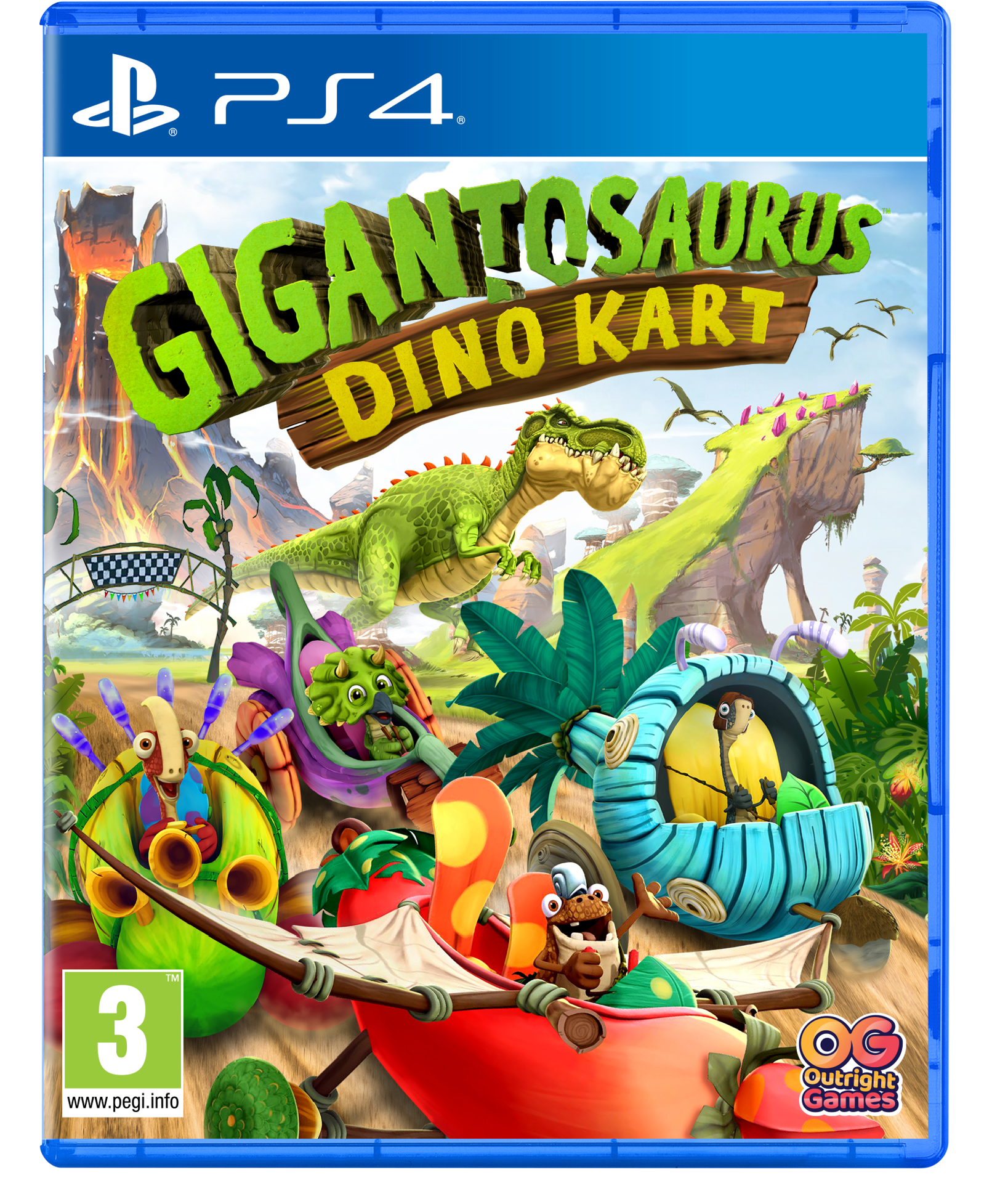 Gigantosaurus : Dino Kart - flash vidéo