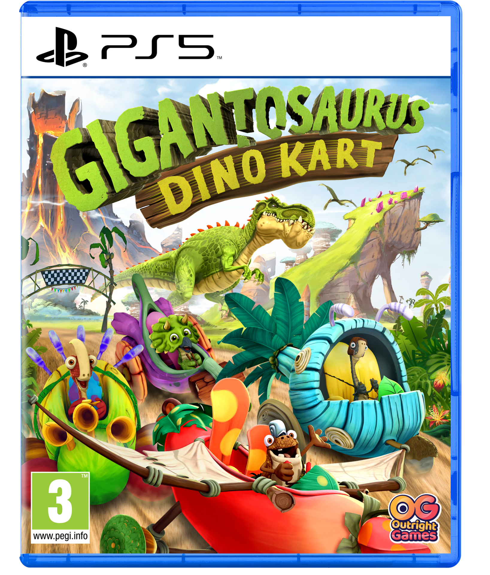 Gigantosaurus : Dino Kart - flash vidéo
