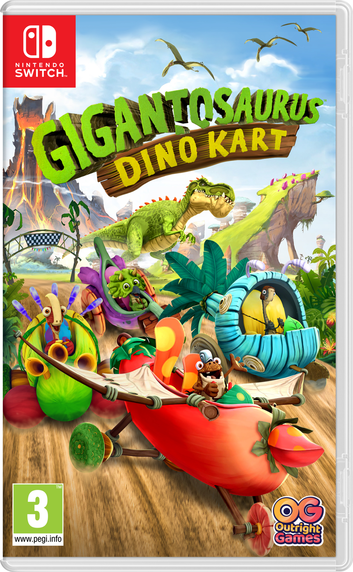 Gigantosaurus : Dino Kart - flash vidéo