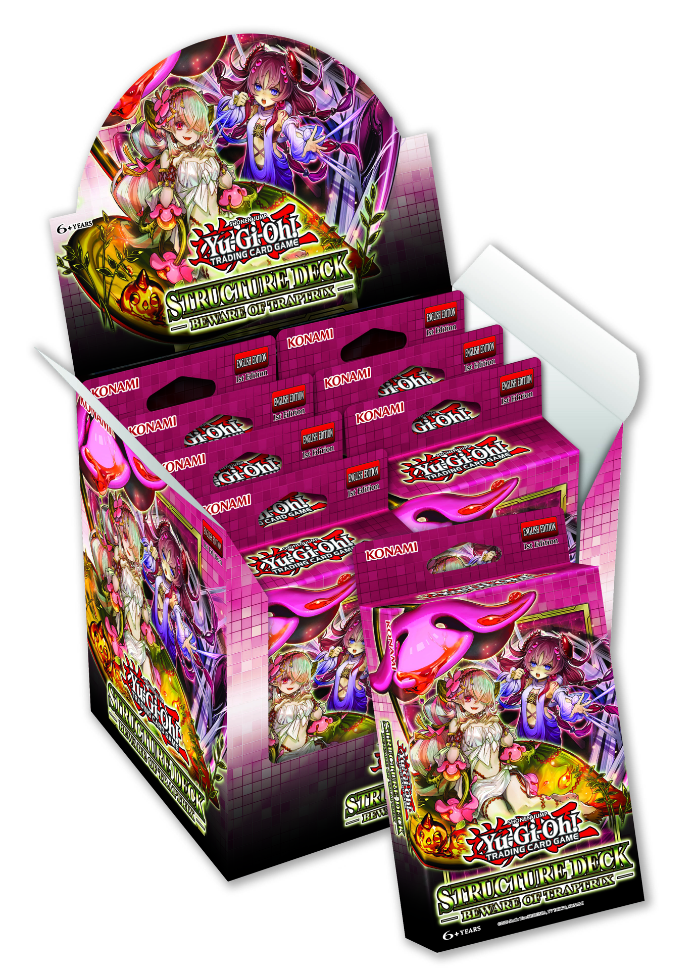 Yu-Gi-Oh! JCC - Display de Deck de Structure Attention aux Traptrix (8 Decks) - flash vidéo