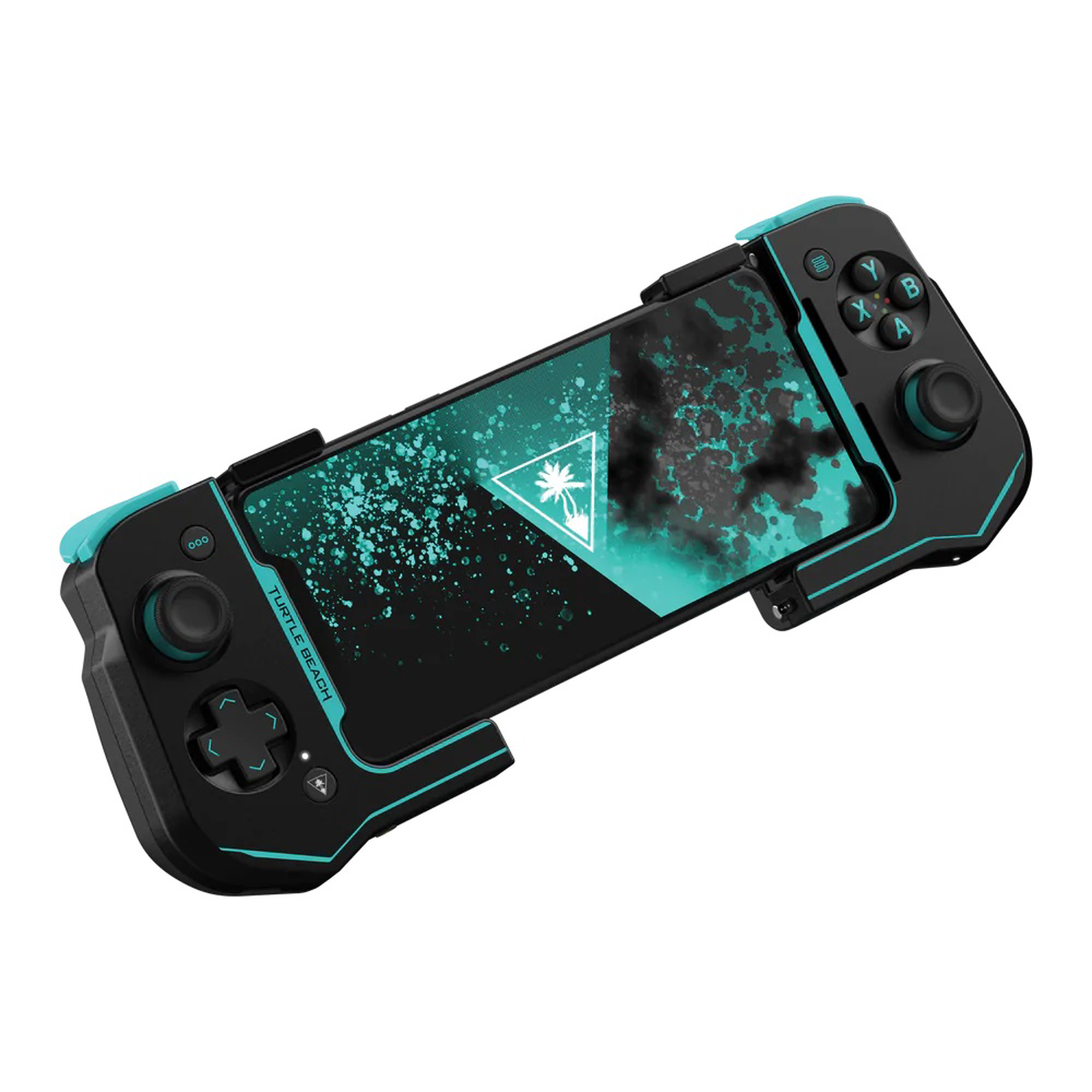 Turtle Beach - Manette de jeu mobile Atom Noire et Cyan pour appareils Android 8.0+ - flash vidéo