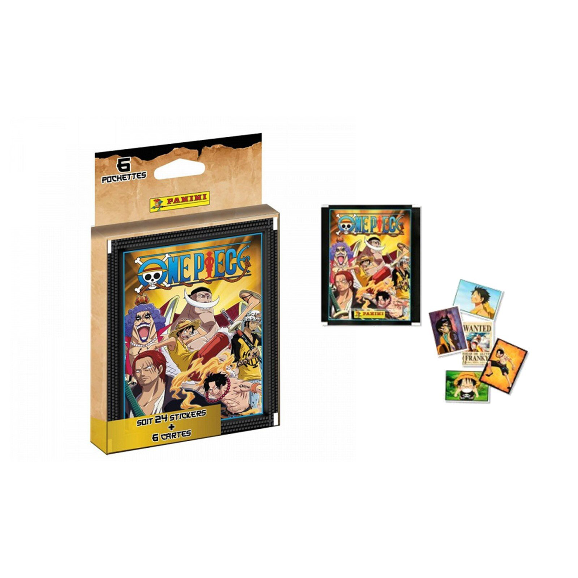 Panini - Blister 6 Pochettes One Piece 2 - flash vidéo