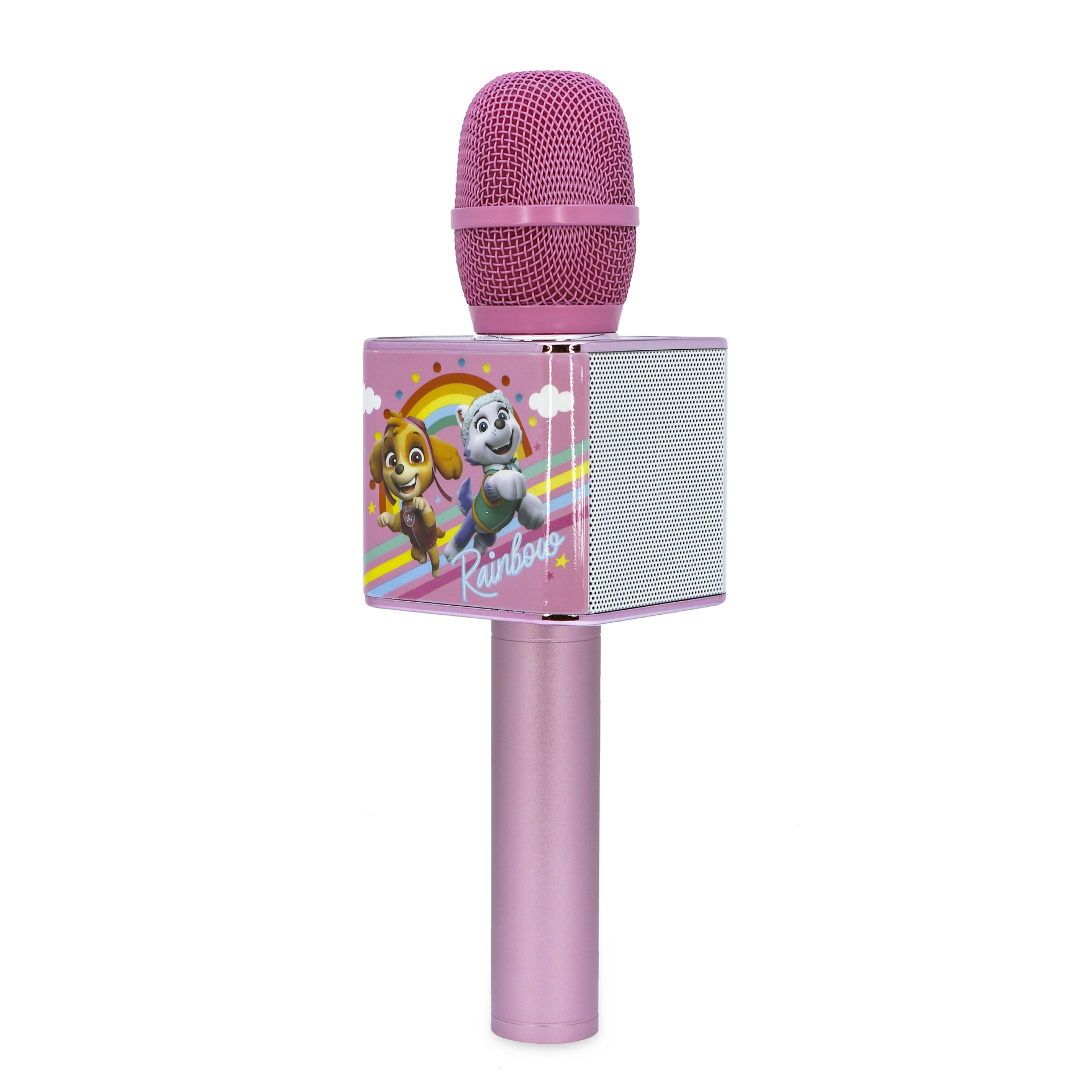 PAW Patrol : La Pat' Patrouille - Microphone Karaoké avec Haut-Parleur - Rose - flash vidéo