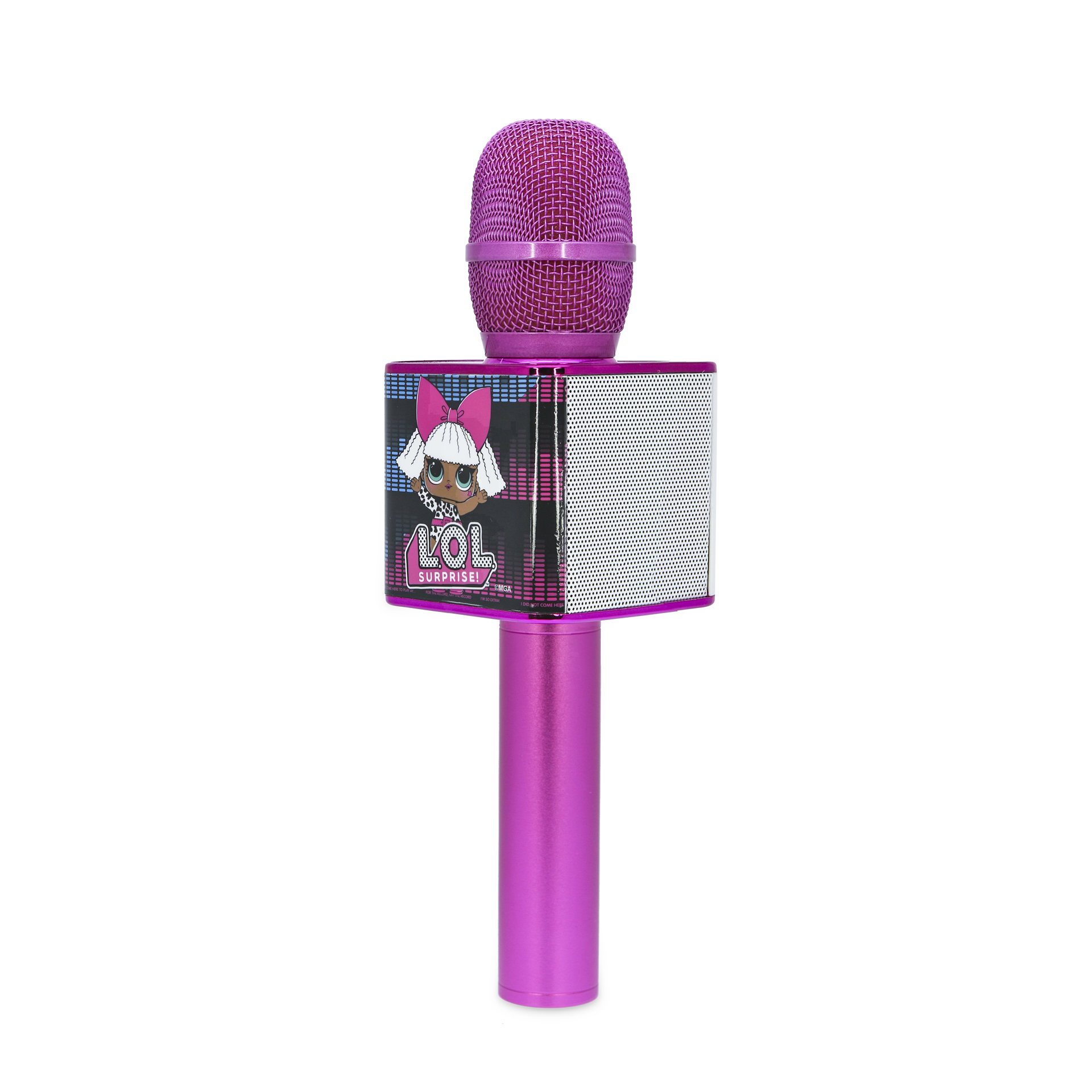 L.O.L. Suprise! My Diva Karaoke - Microphone Karaoké avec Haut-Parleur - Violet - flash vidéo