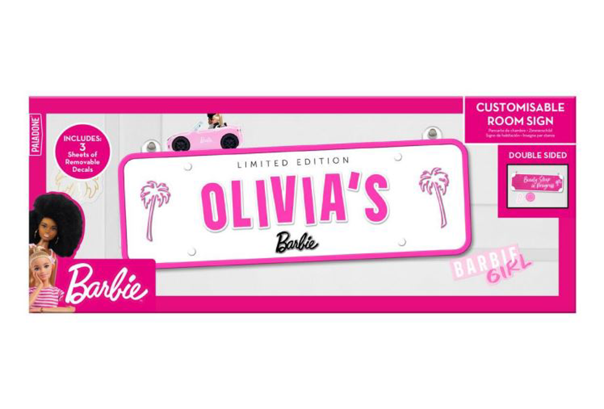 Barbie - Plaque de porte - flash vidéo