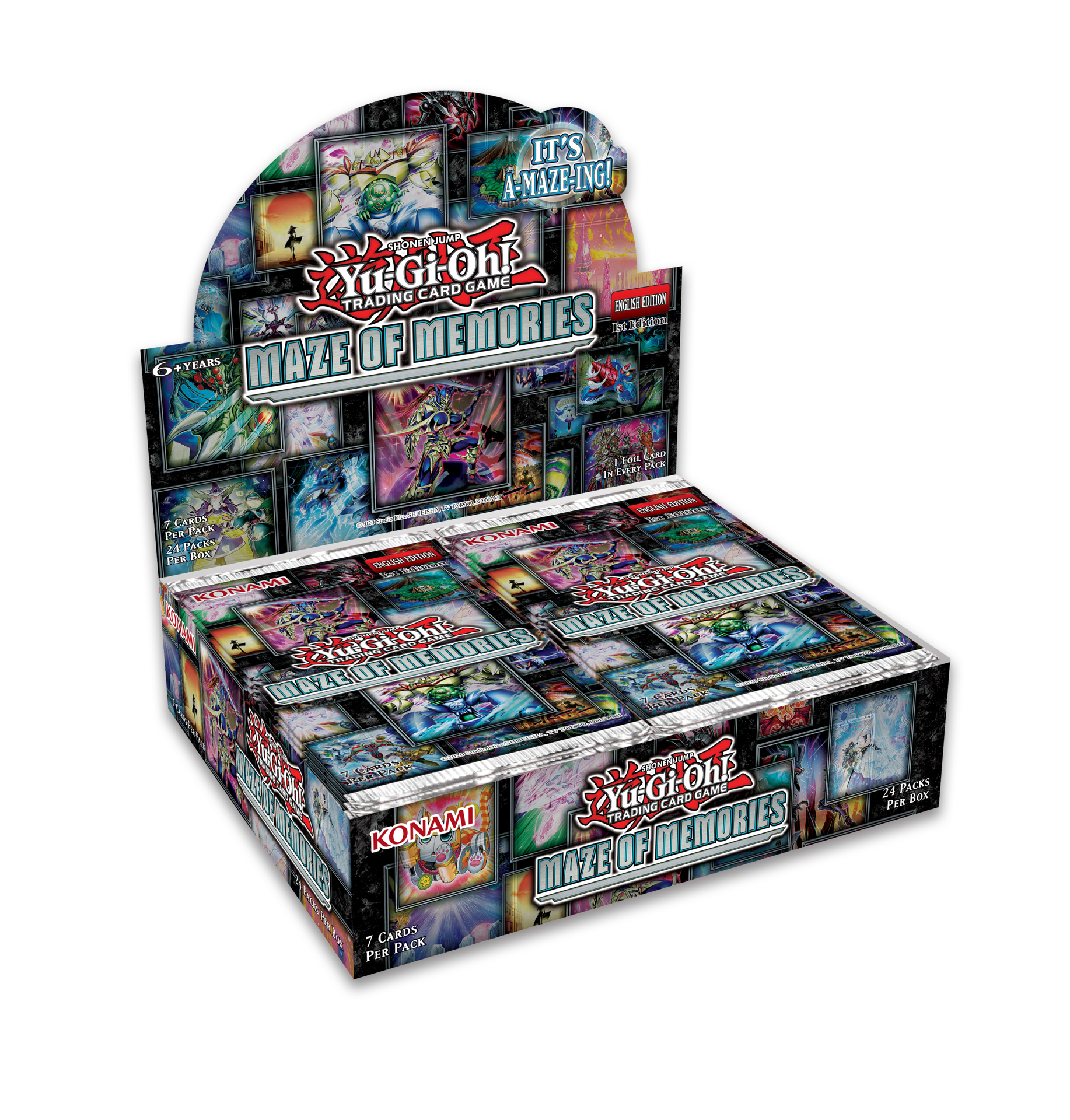 Yu-Gi-Oh! JCC - Display de Pack de Booster Le Labyrinthe des Souvenirs (24 Boosters) - flash vidéo