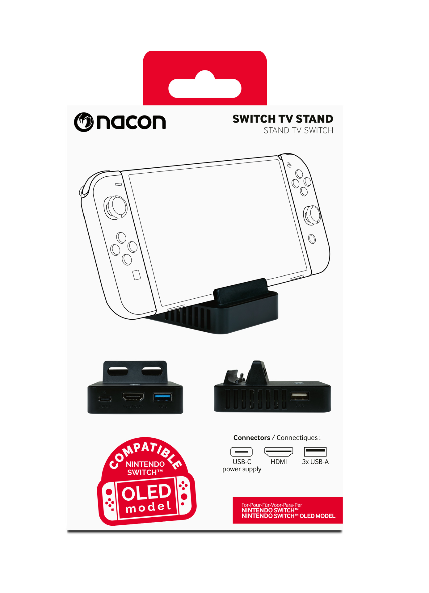 Nacon Switch TV Stand pour Nintendo Switch et Nintendo Switch OLED - flash vidéo
