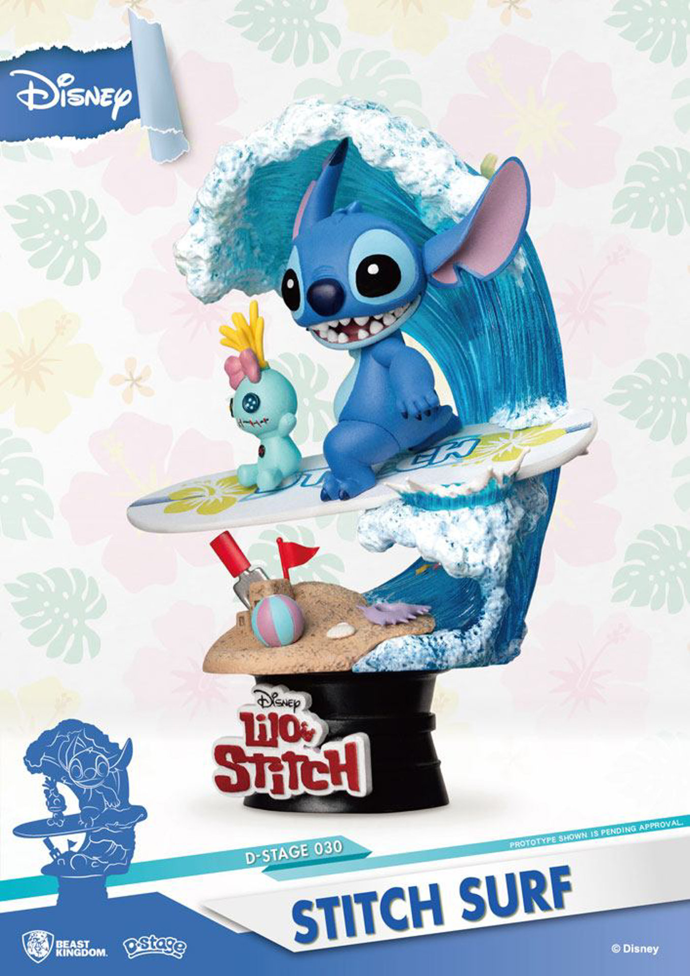 Disney - Diorama-030 - Stitch Surf - flash vidéo