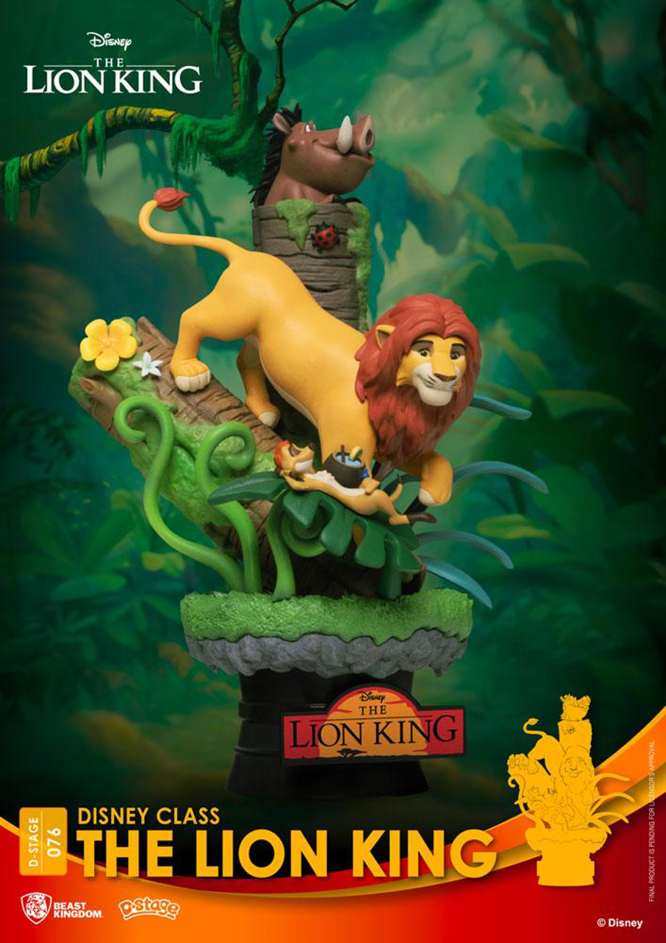 Disney - Diorama-076 - Le Roi Lion - flash vidéo