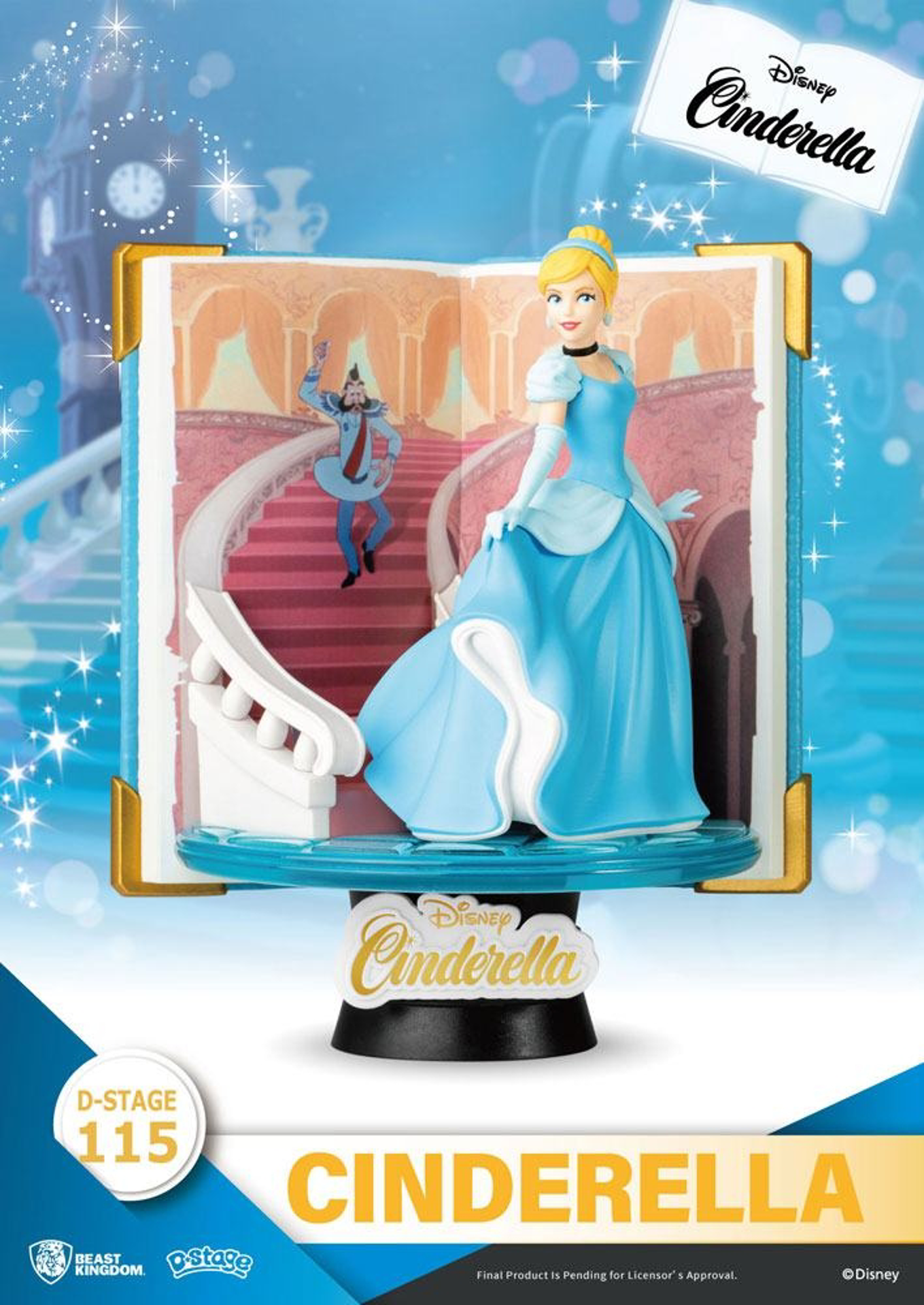 Disney - Diorama-115 - Livre Histoire - Cendrillon - flash vidéo