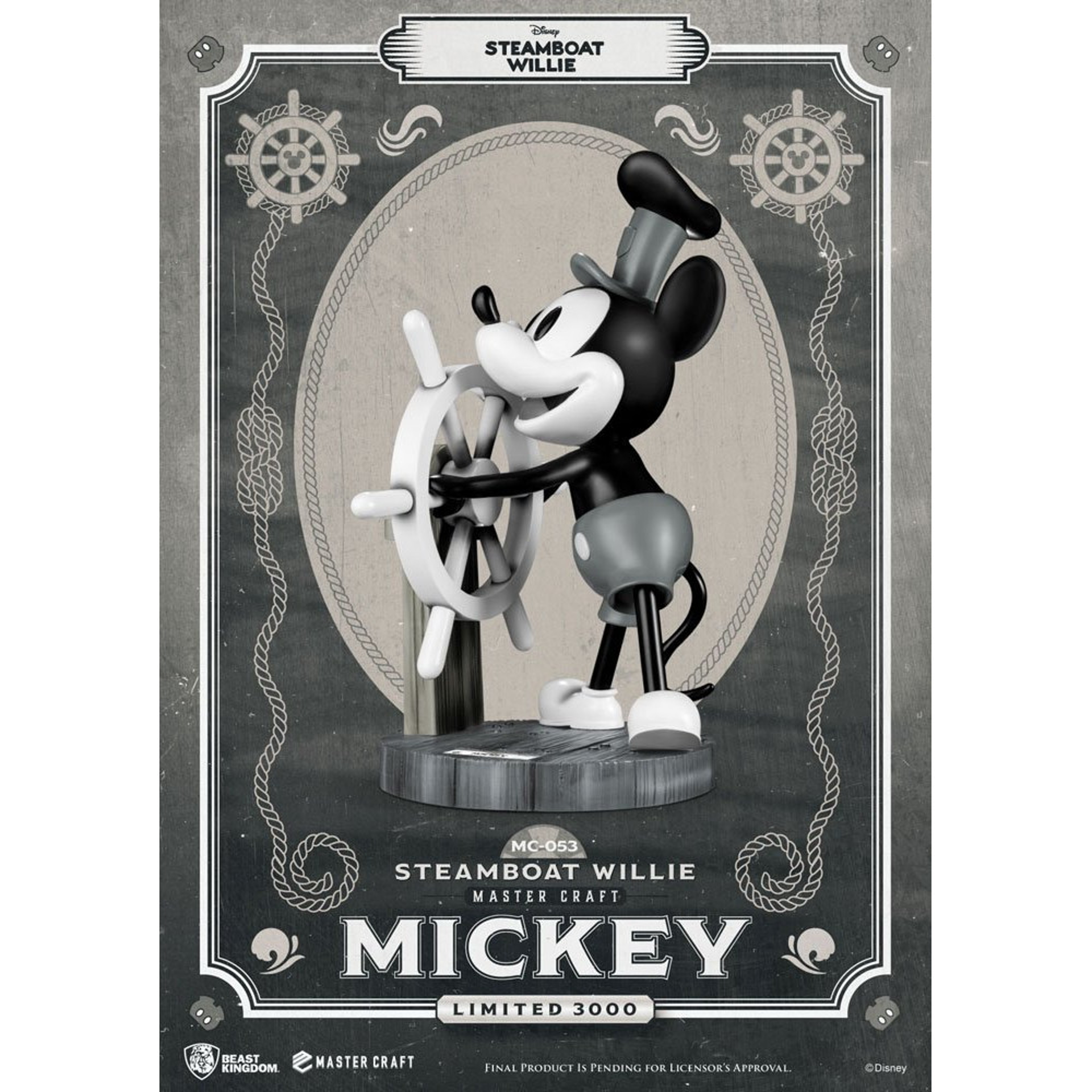 Disney - MC-053 - Steamboat Willie - Mickey Master Craft - flash vidéo