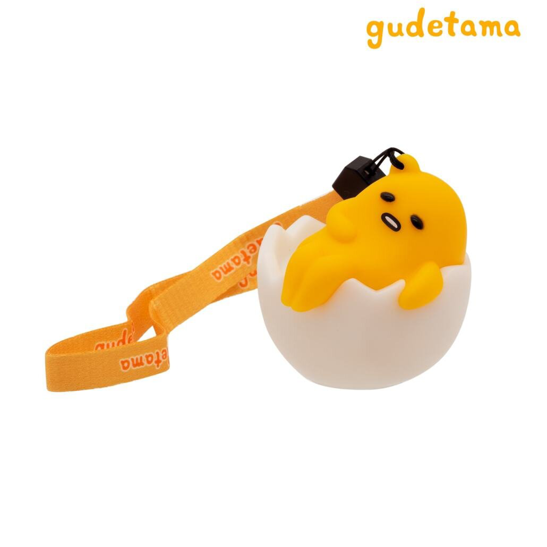 Gudetama - Figurine Lumineuse Gudetama Coquille avec Dragonne 8cm - flash vidéo