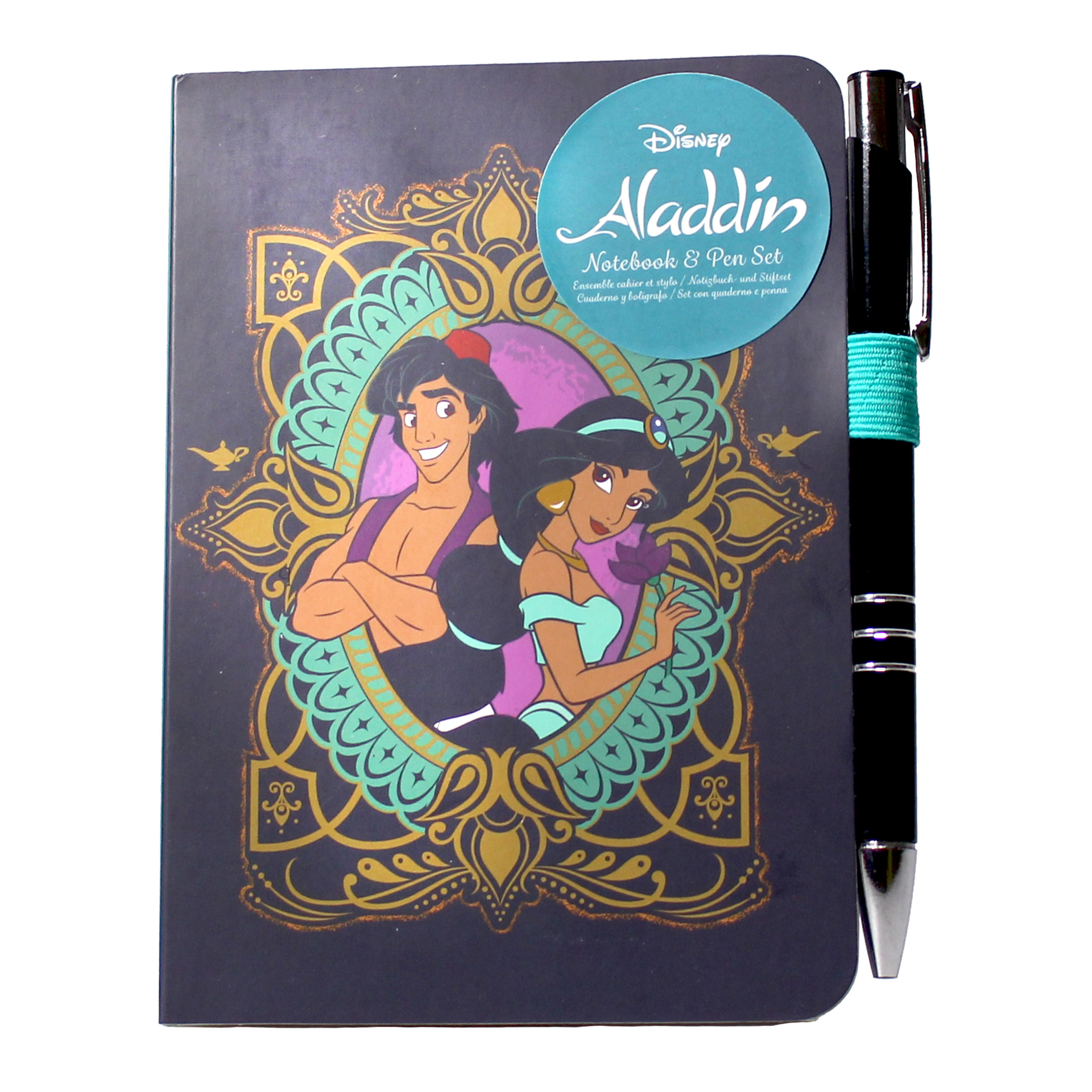 Disney - Carnet de notes A6 avec stylo à bille Aladdin - flash vidéo