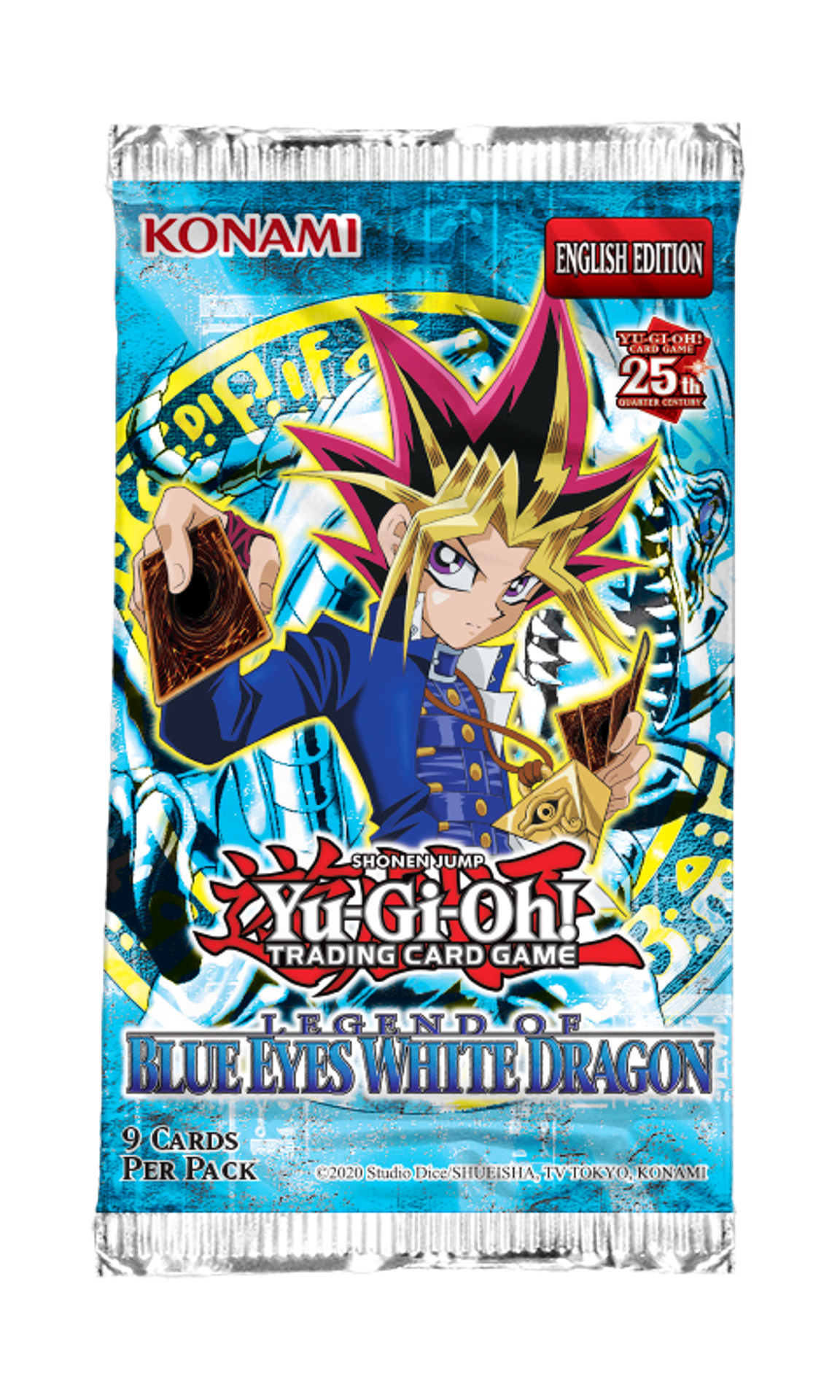 Yu-Gi-Oh! JCC - Pack de Booster Collection Légendaire : La Légende du Dragon Blanc aux Yeux Bleus (Blister cartonné) - flash vidéo