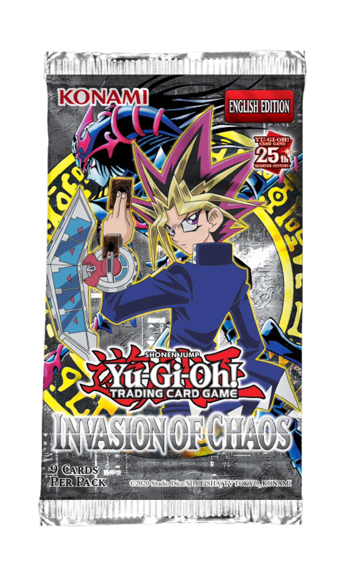 Yu-Gi-Oh! JCC - Pack de Booster Collection Légendaire : L'Invasion des Ténèbres (Blister cartonné) - flash vidéo