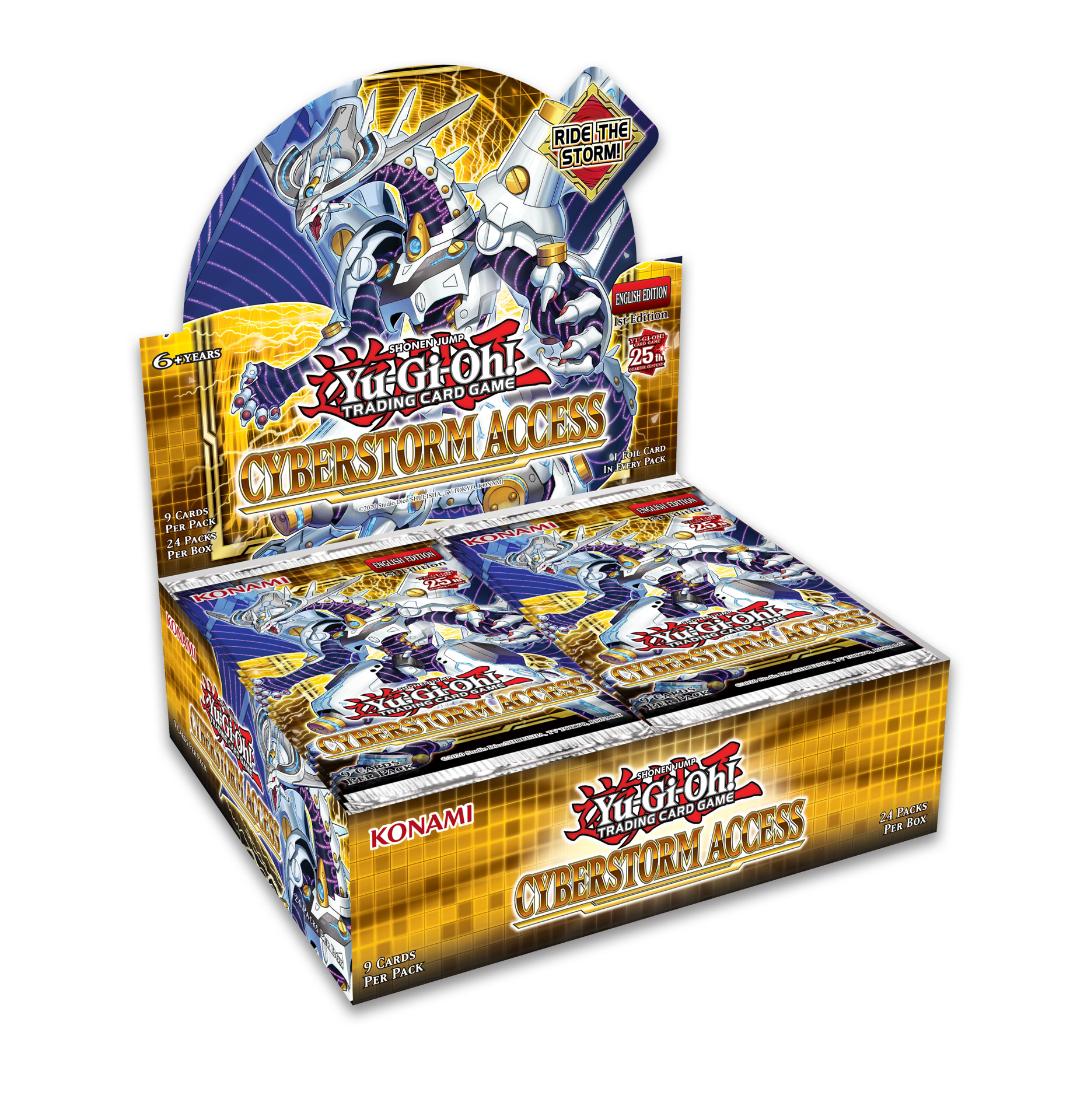 Yu-Gi-Oh! JCC - Display de Pack de Booster Cyberstorm Access (24 Boosters) - flash vidéo