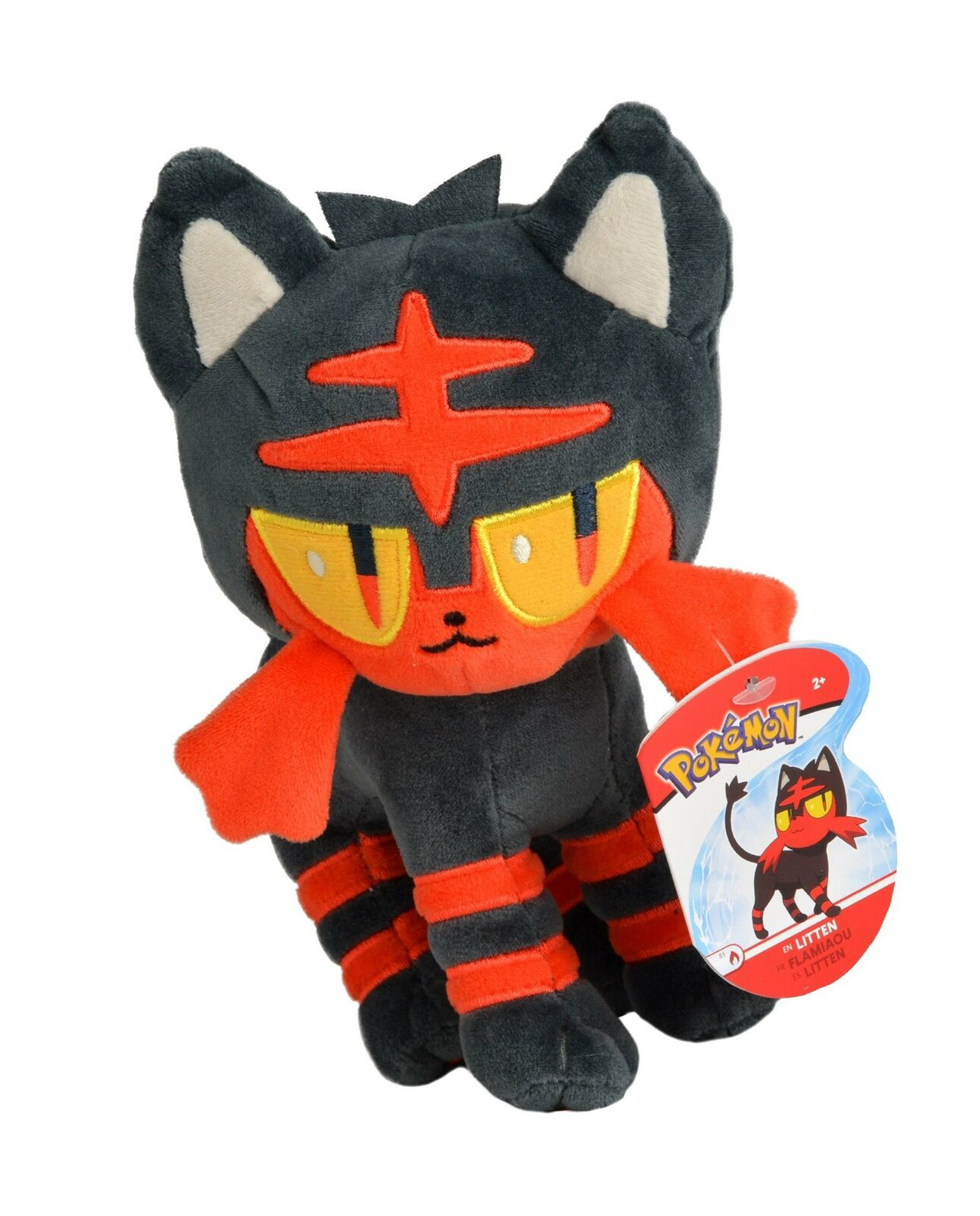 Pokémon - Peluche Flamiaou 20cm - flash vidéo