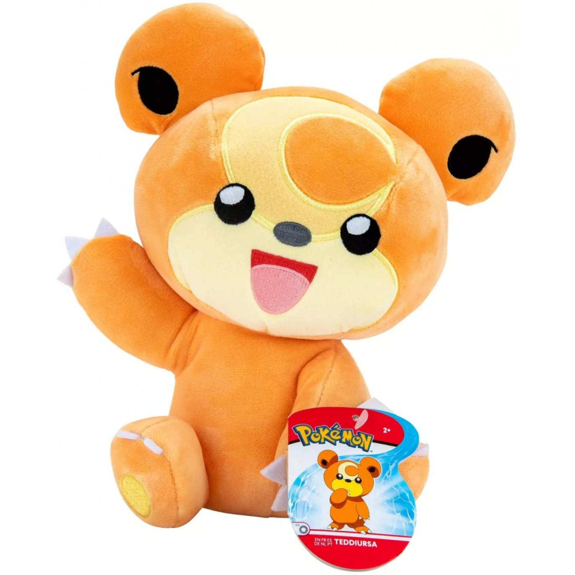 Pokémon - Peluche Teddiursa 20cm - flash vidéo