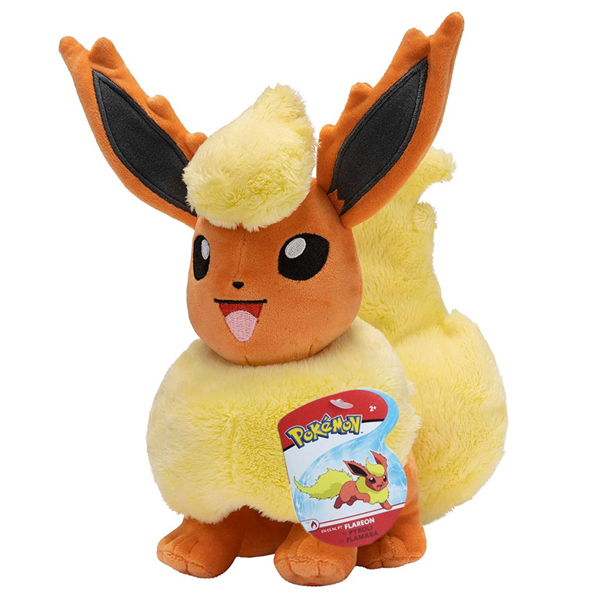 Pokémon - Peluche Pyroli 20cm - flash vidéo