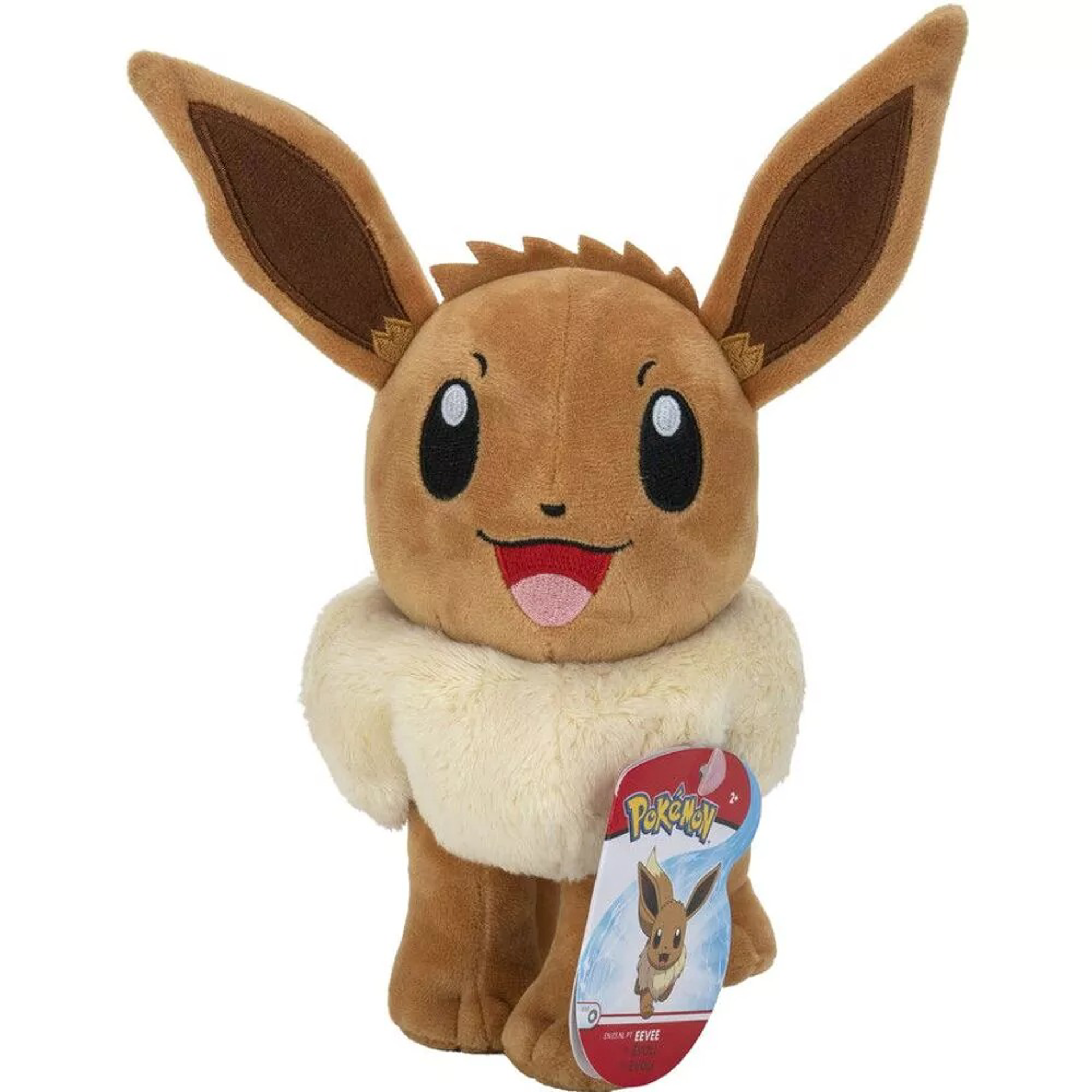 Pokémon - Peluche Évoli 20cm - flash vidéo