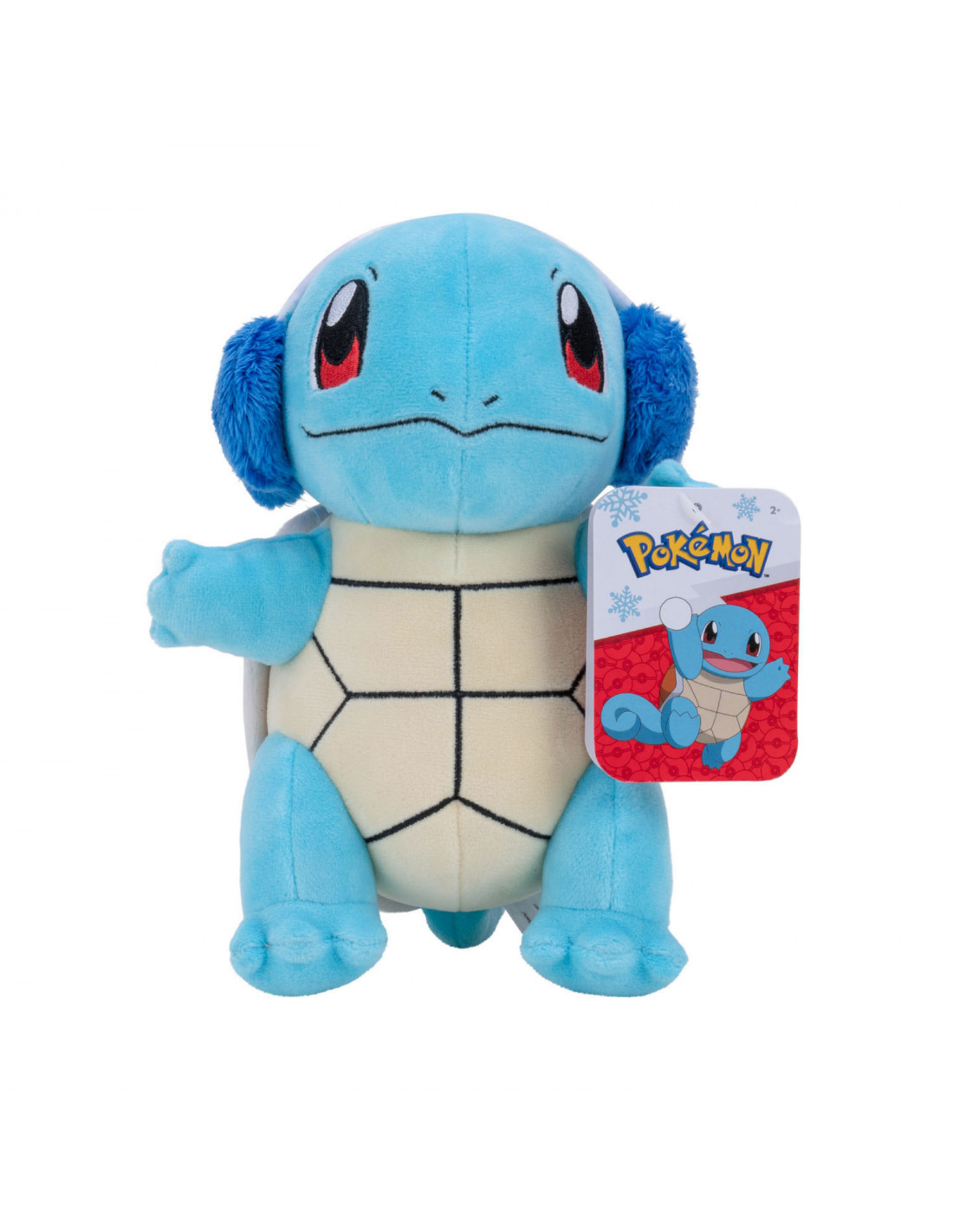 Pokémon - Peluche Carapuce "Hiver" 20cm - flash vidéo
