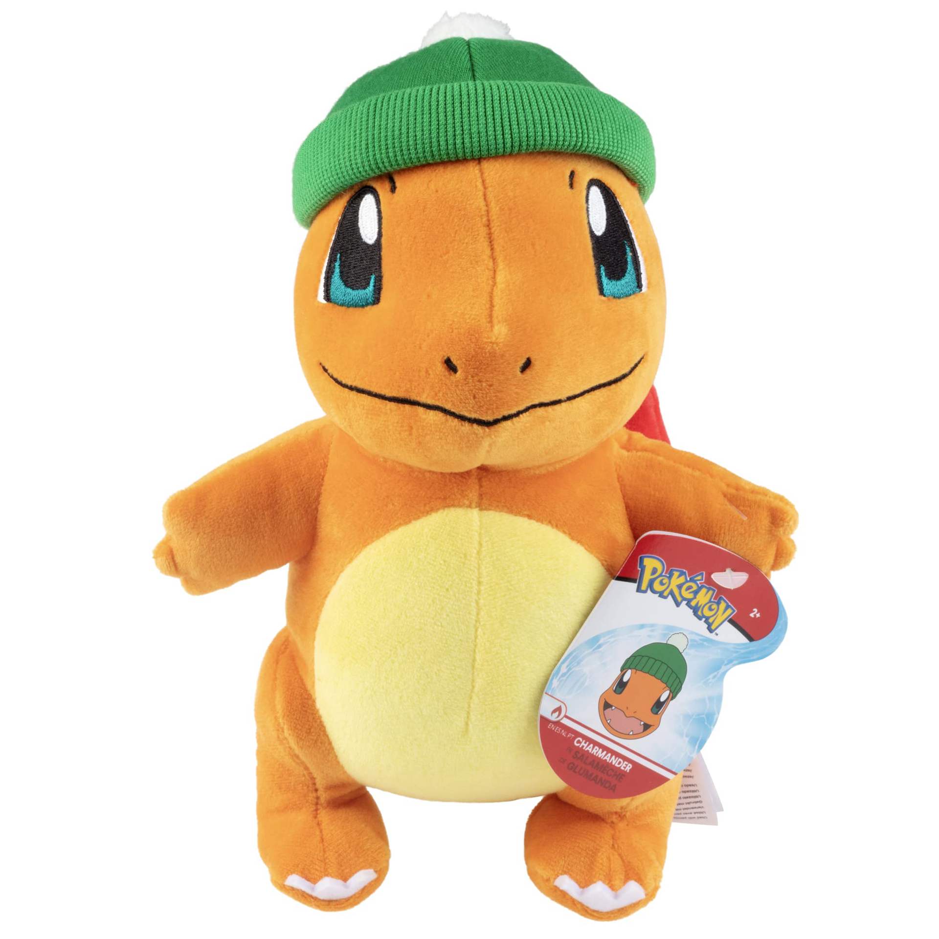 Pokémon - Peluche Salamèche "Hiver" 20cm - flash vidéo