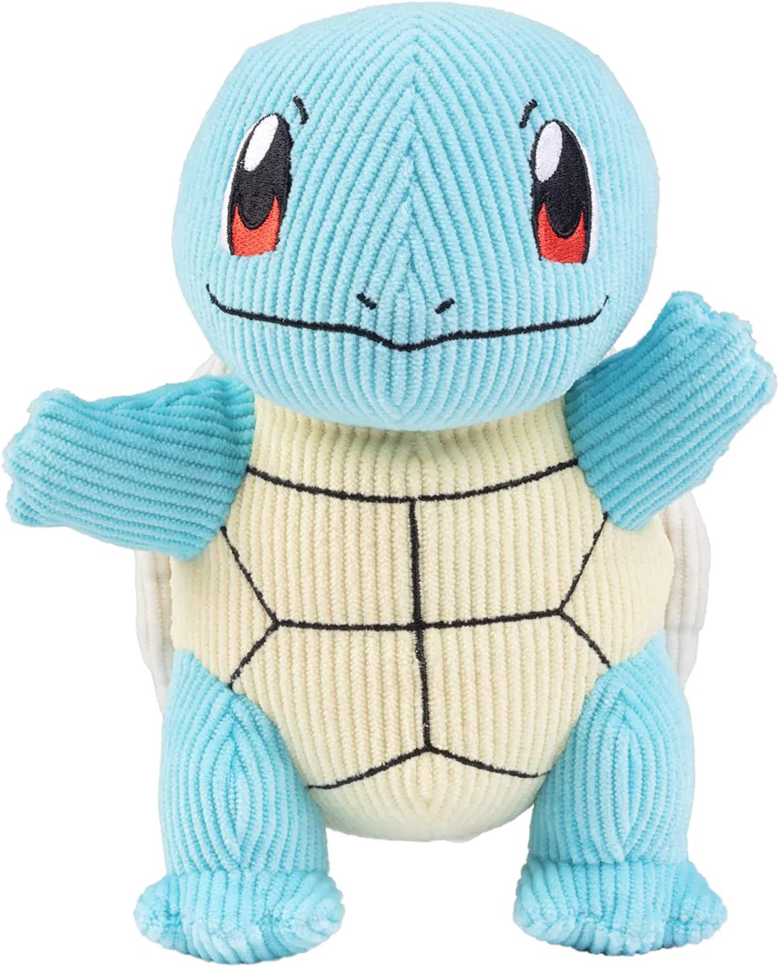 Pokémon - Peluche Carapuce en velours côtelé 20cm - flash vidéo