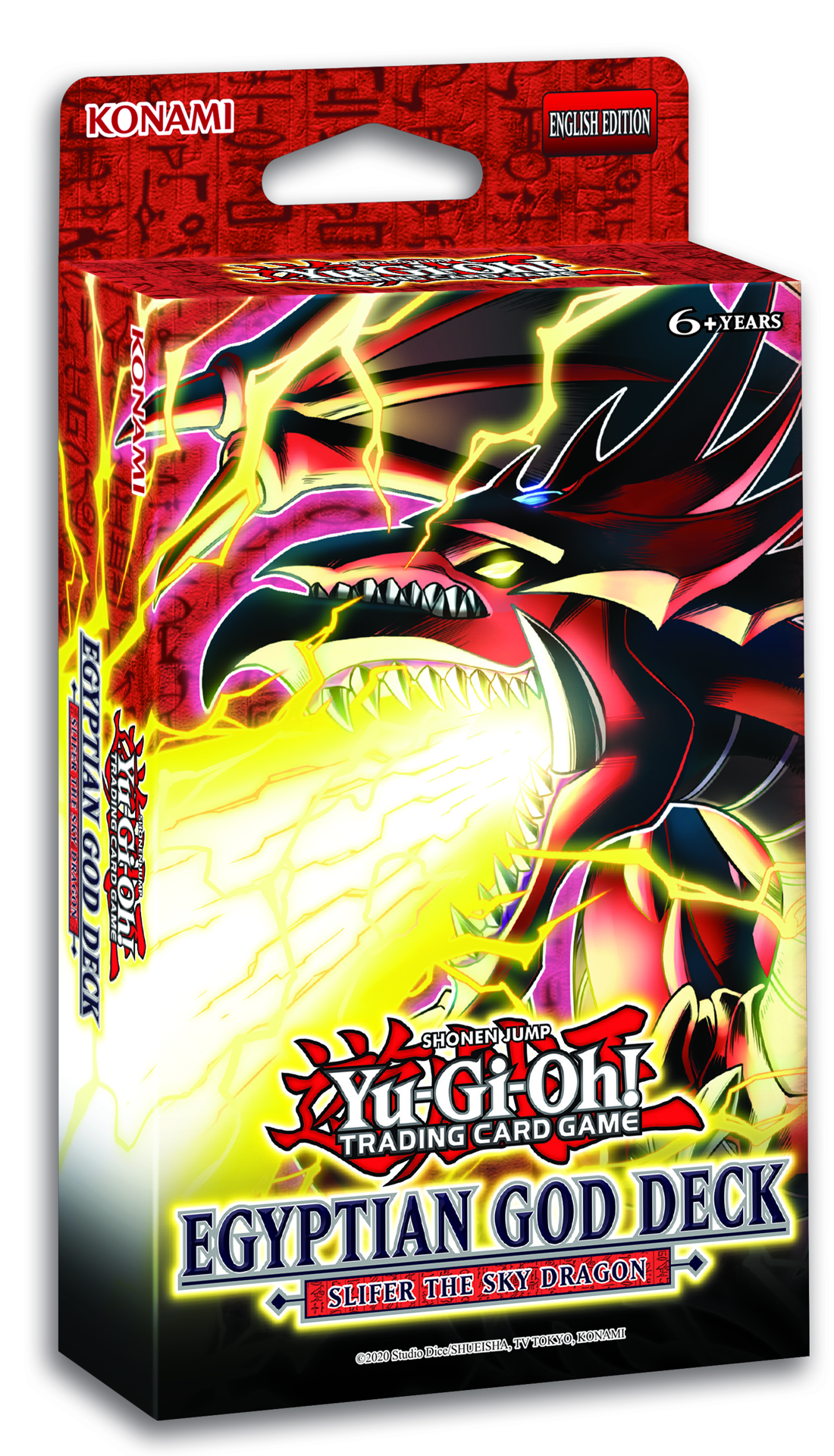 Yu-Gi-Oh! JCC - Display de Deck de réimpression des Dieux Egyptiens : Slifer, le Dragon Céleste (8 Decks) - flash vidéo