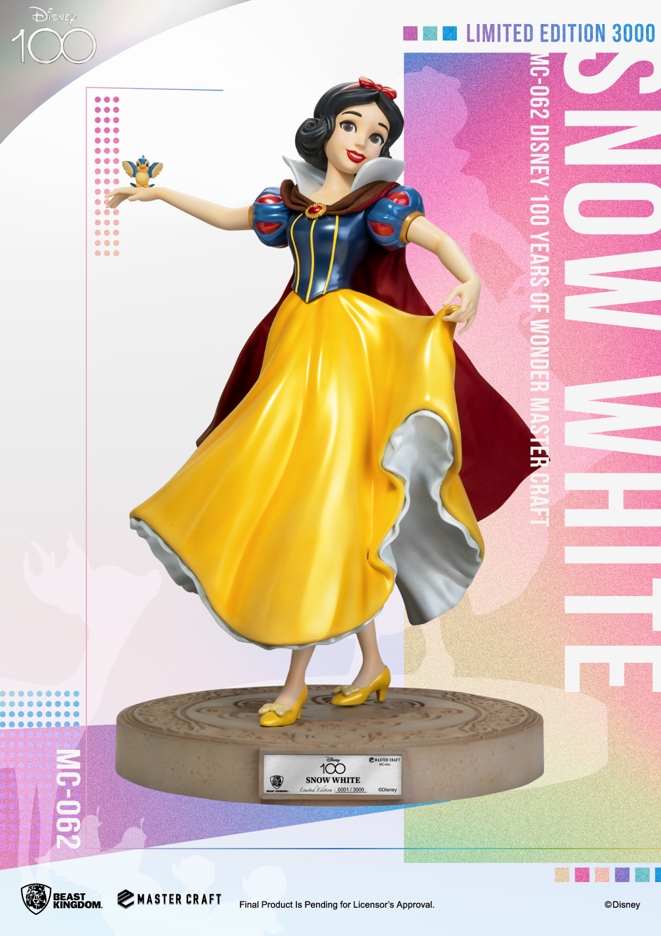 Disney - MC-062 - Disney 100 Years of Wonder - Blanche-Neige Master Craft - flash vidéo