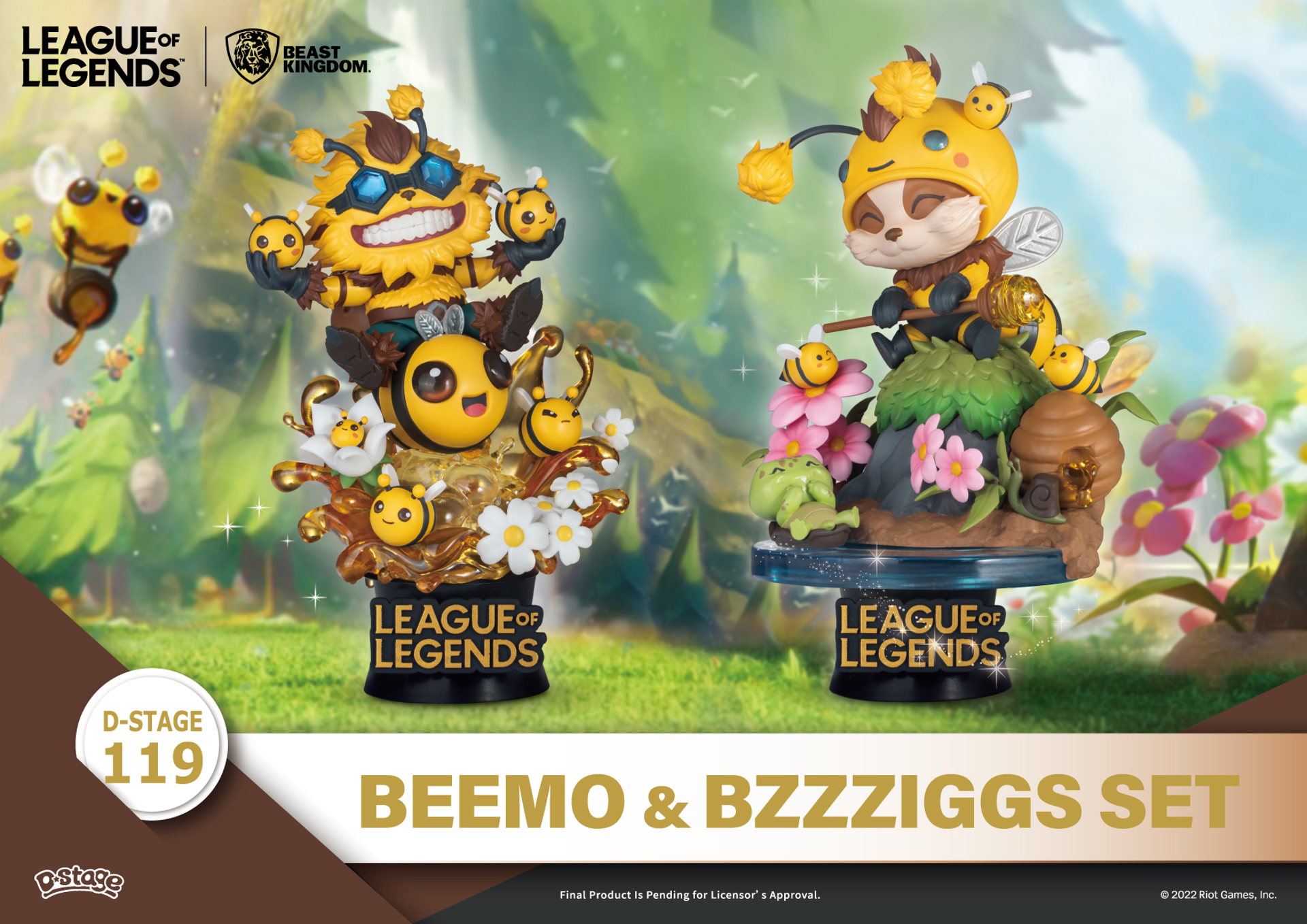 Riot - Diorama-119 - League of Legends - Beemo & BZZZiggs (Set) - flash vidéo