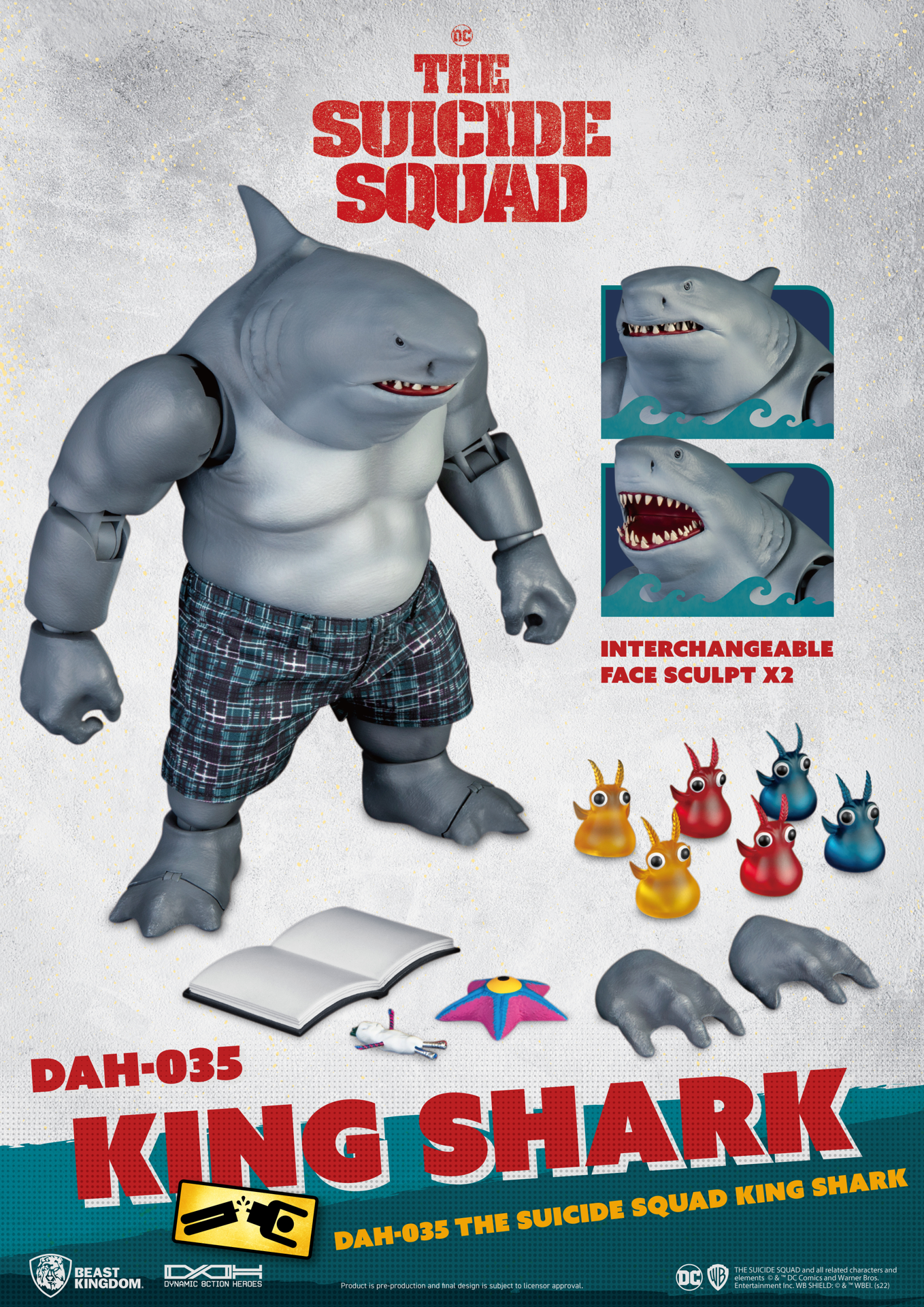 WB/DC - DAH-035 - The Suicide Squad - King Shark (Nanaue) - flash vidéo