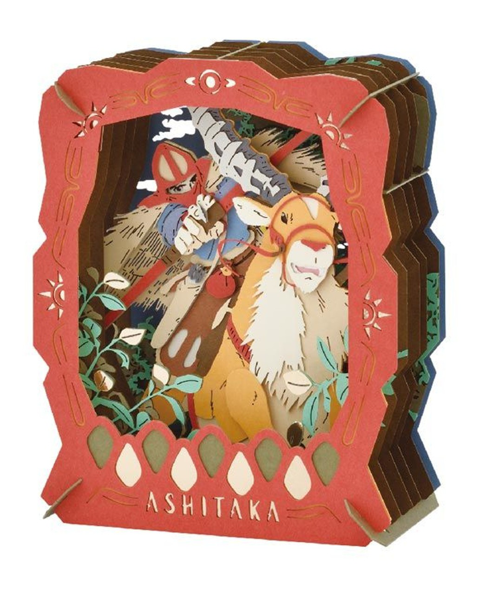 Ghibli - Princesse Mononoké - Théâtre de papier Ashitaka et Yakkuru - flash vidéo