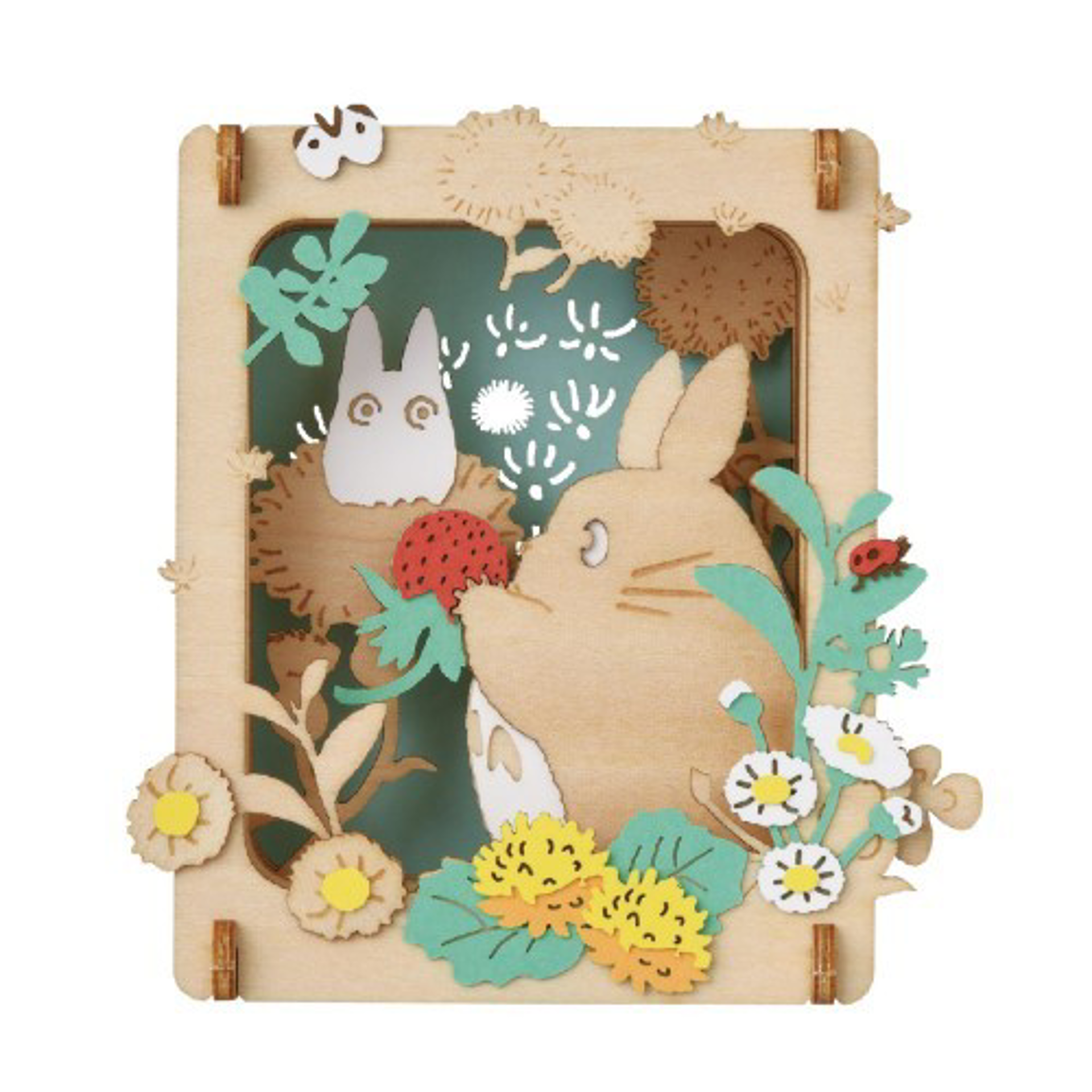 Ghibli - Mon Voisin Totoro - Théâtre de papier style bois Cueillette des framboises - flash vidéo
