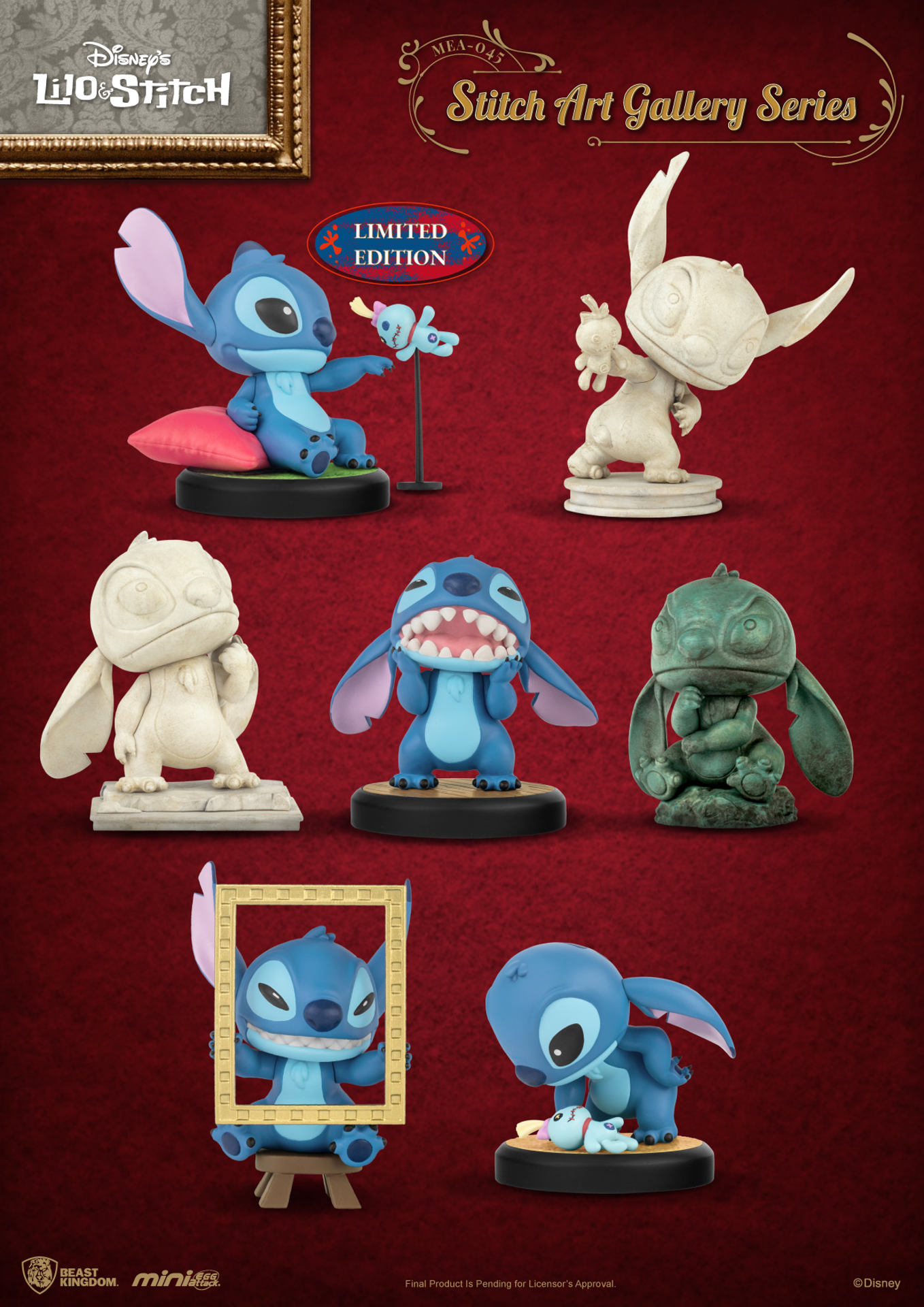 Disney - MEA-045 - Stitch Art Gallery Series (Set) - flash vidéo