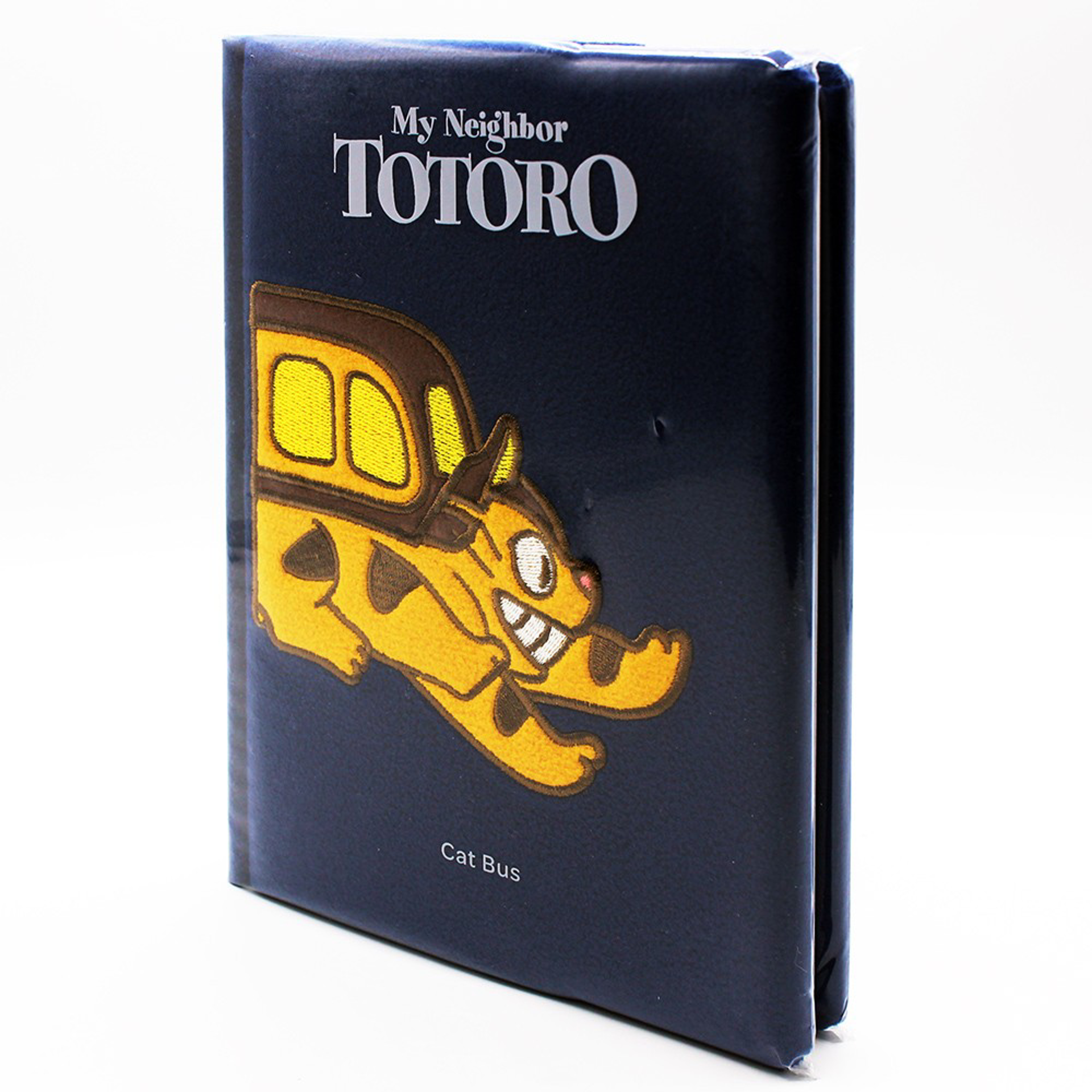 Ghibli - Mon voisin Totoro - Carnet à couverture en feutrine brodée Chatbus - flash vidéo