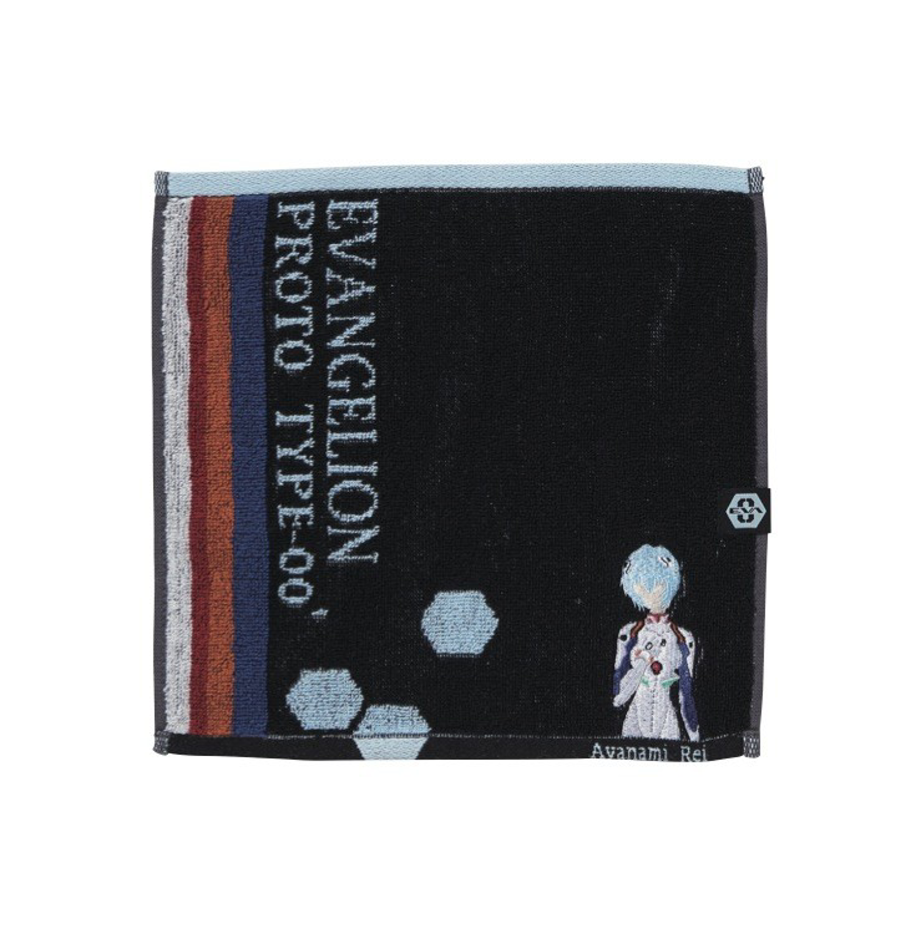 Evangelion - Essuie-mains Rei et Evangelion Unité-00 25x25cm - flash vidéo