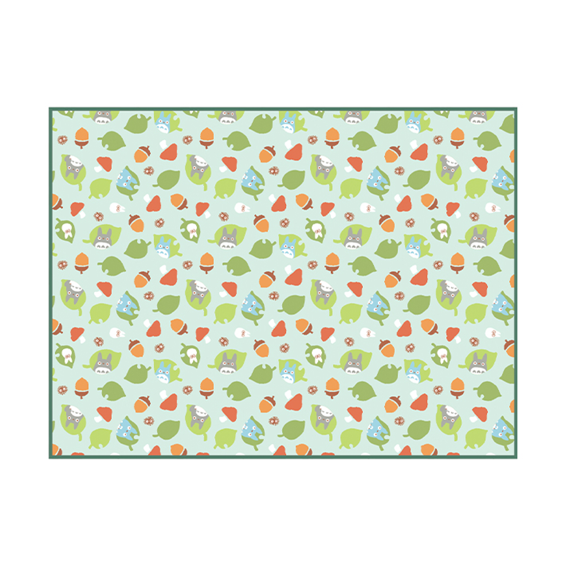 Ghibli - Mon voisin Totoro - Nappe de pique-nique Motifs de Totoro et noisettes 90x120cm - flash vidéo