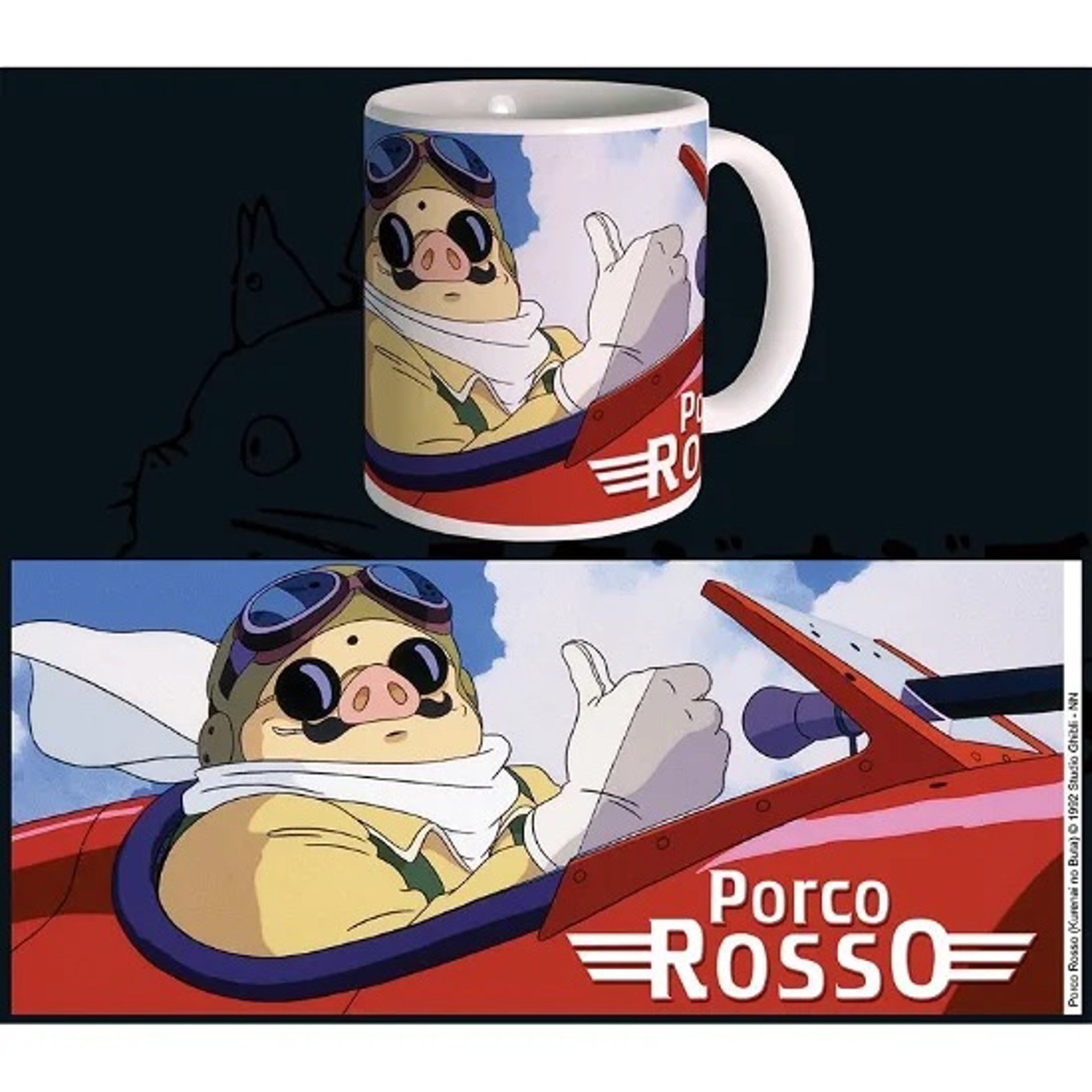 Ghibli - Porco Rosso - Mug classique 340 ml - flash vidéo