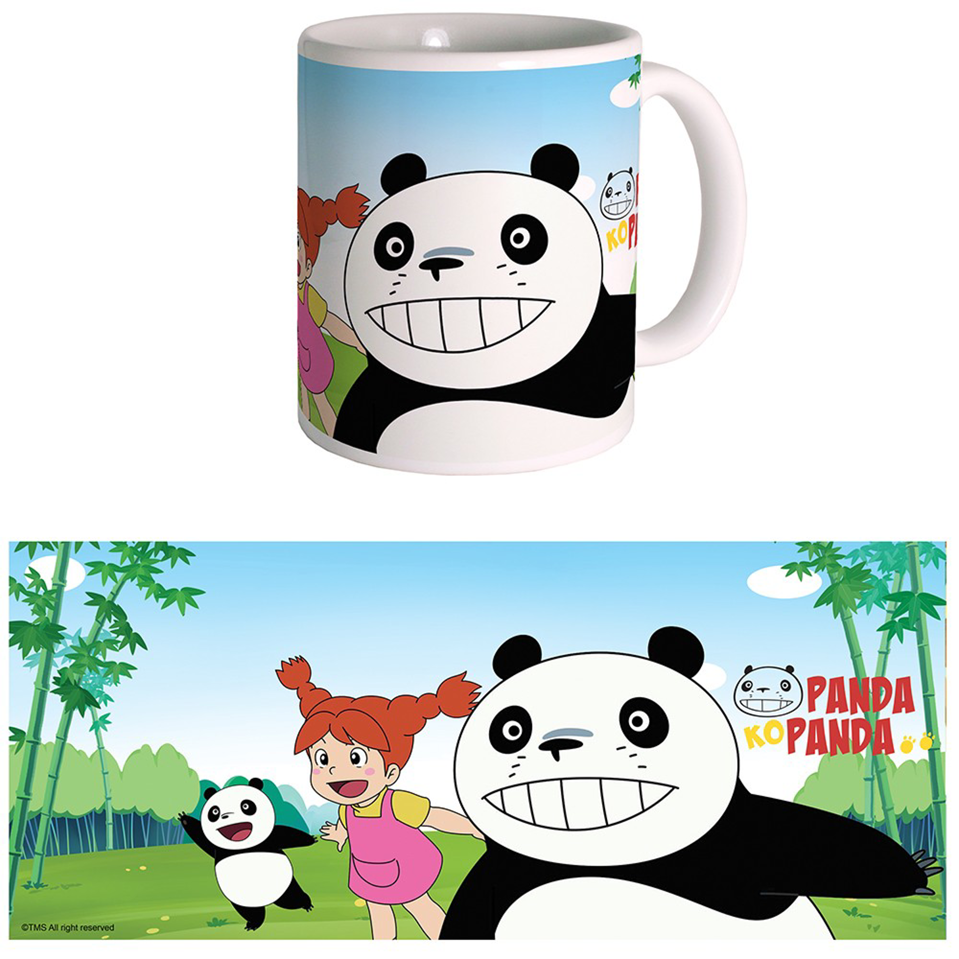 Panda Petit Panda - Mug classique Joyeux 340 ml - flash vidéo