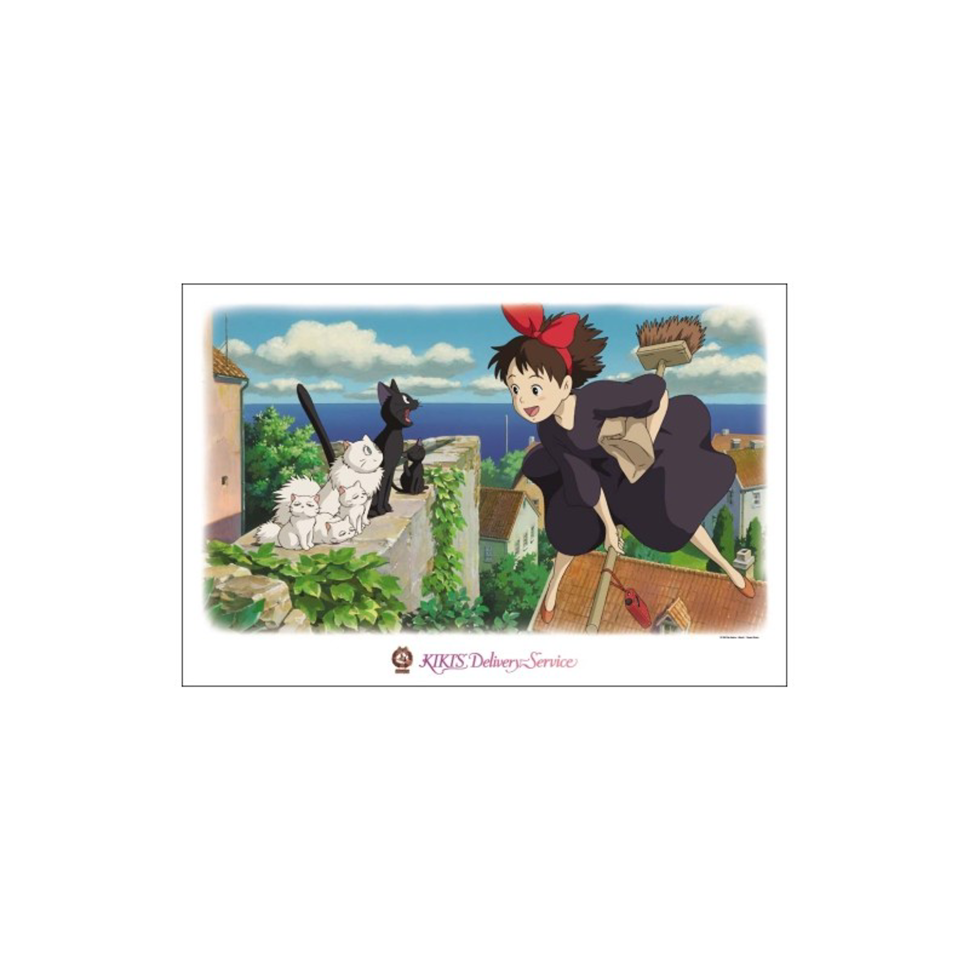 Ghibli - Kiki la petite sorcière - Puzzle Kiki et les chats 1000pcs - flash vidéo